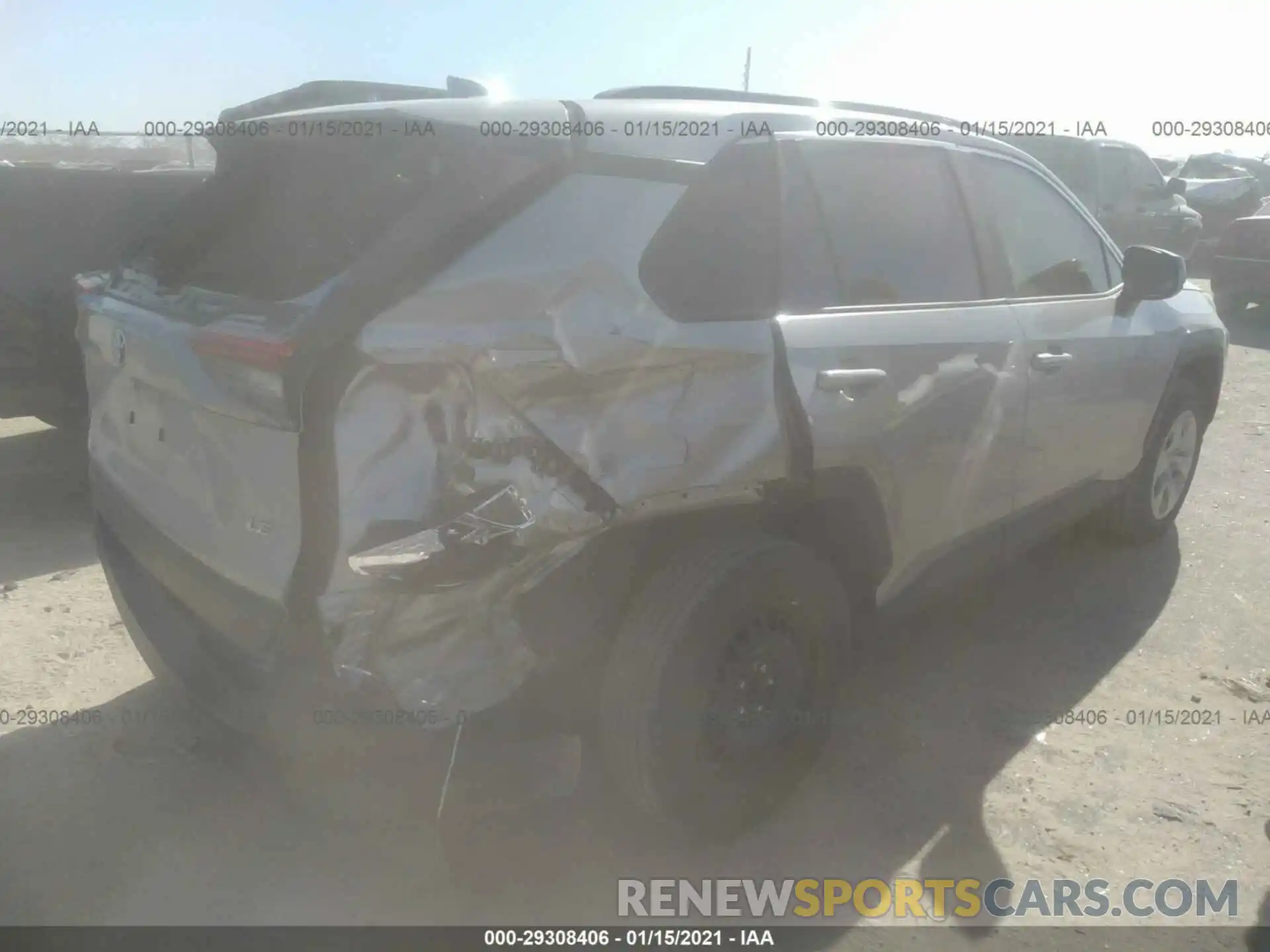 4 Photograph of a damaged car JTMH1RFV5KJ004937 TOYOTA RAV4 2019