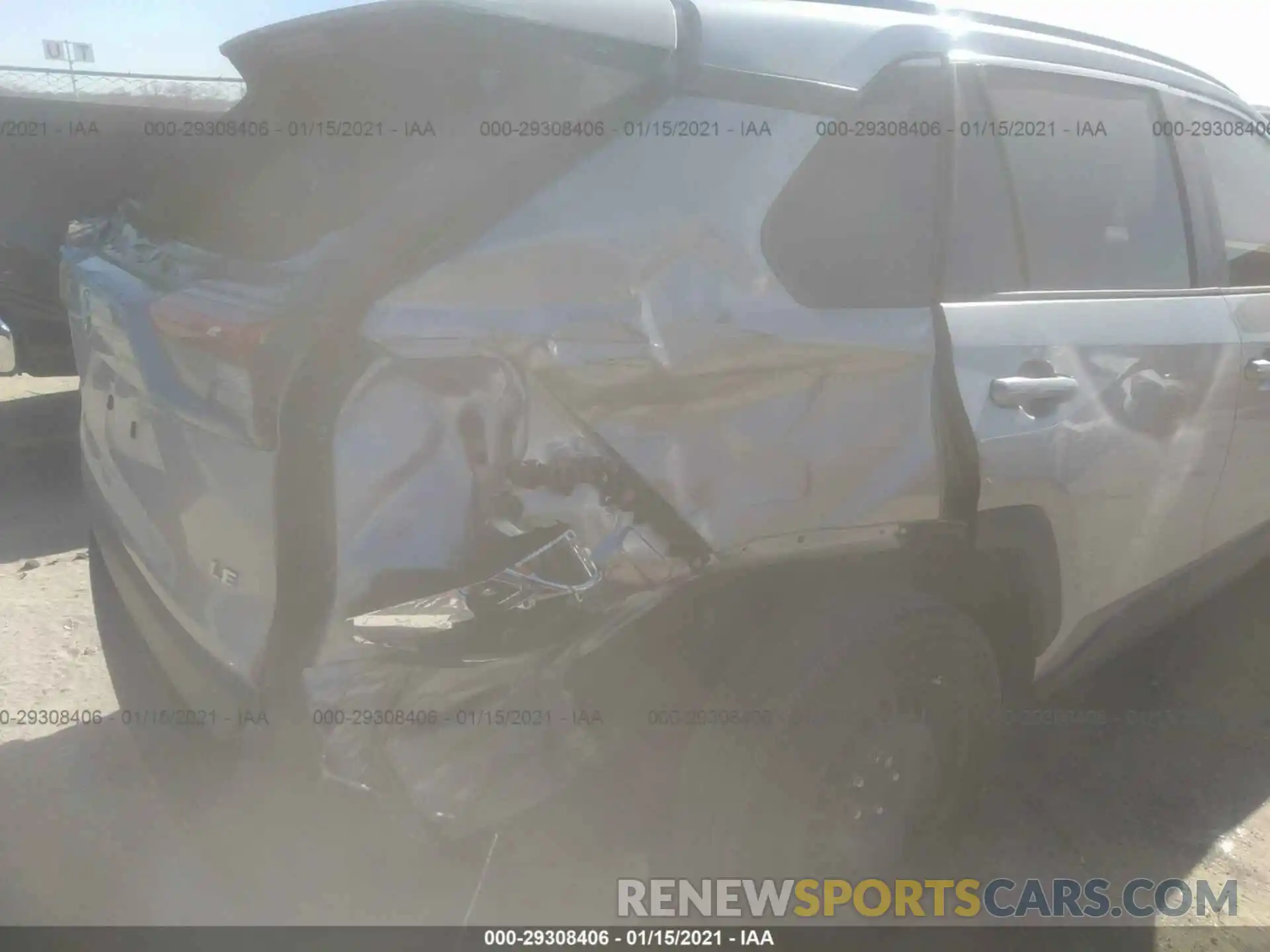 6 Photograph of a damaged car JTMH1RFV5KJ004937 TOYOTA RAV4 2019