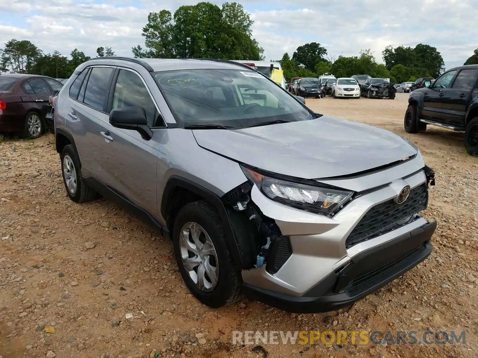 1 Фотография поврежденного автомобиля JTMH1RFV5KJ005800 TOYOTA RAV4 2019