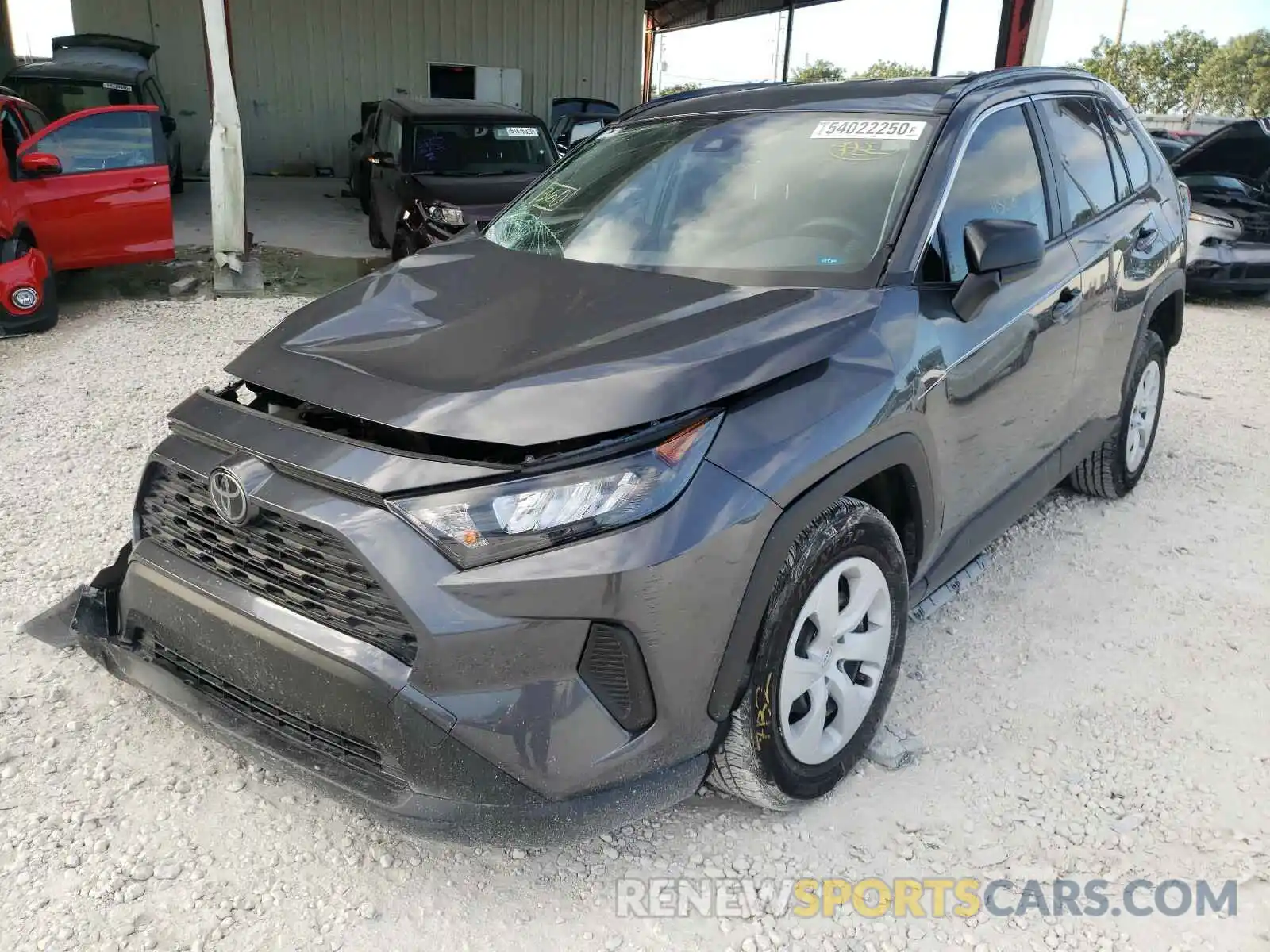 2 Photograph of a damaged car JTMH1RFV6KD005660 TOYOTA RAV4 2019