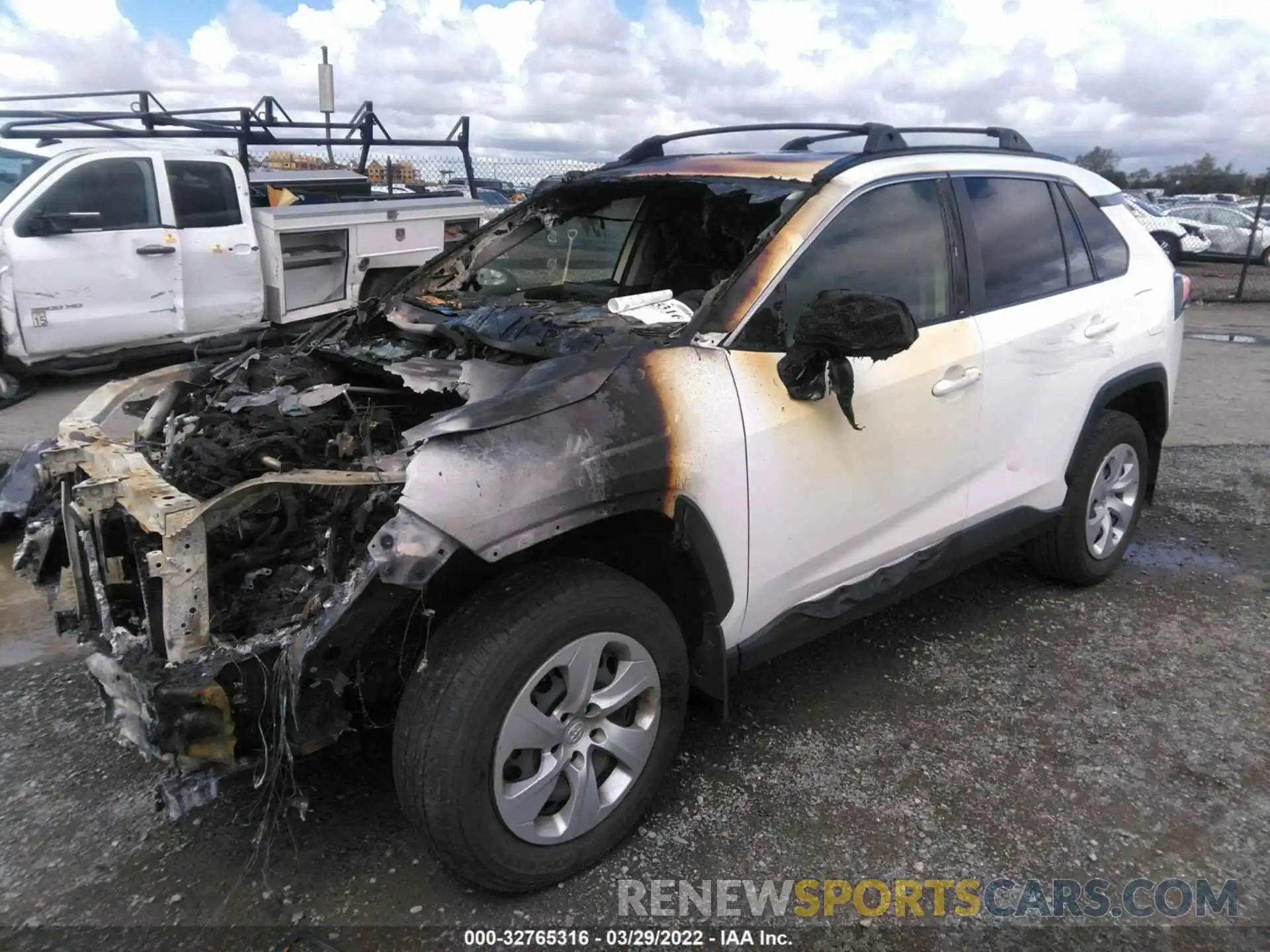 2 Photograph of a damaged car JTMH1RFV6KD006226 TOYOTA RAV4 2019