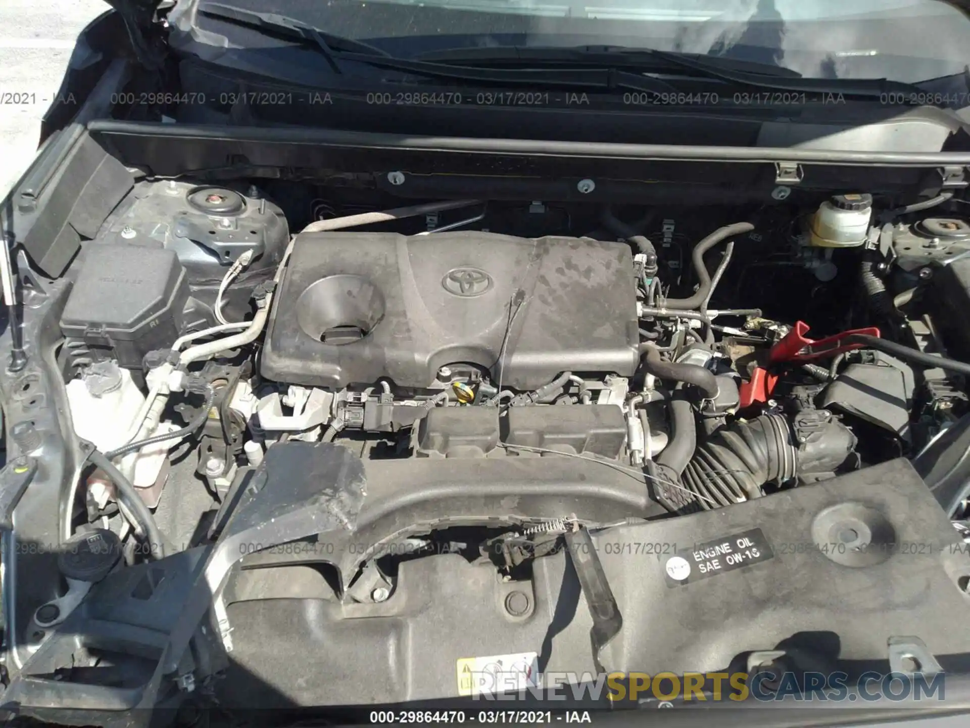 10 Фотография поврежденного автомобиля JTMH1RFV6KD007120 TOYOTA RAV4 2019