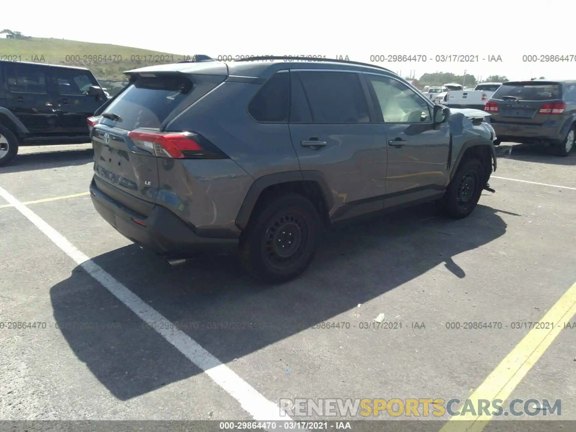 4 Photograph of a damaged car JTMH1RFV6KD007120 TOYOTA RAV4 2019