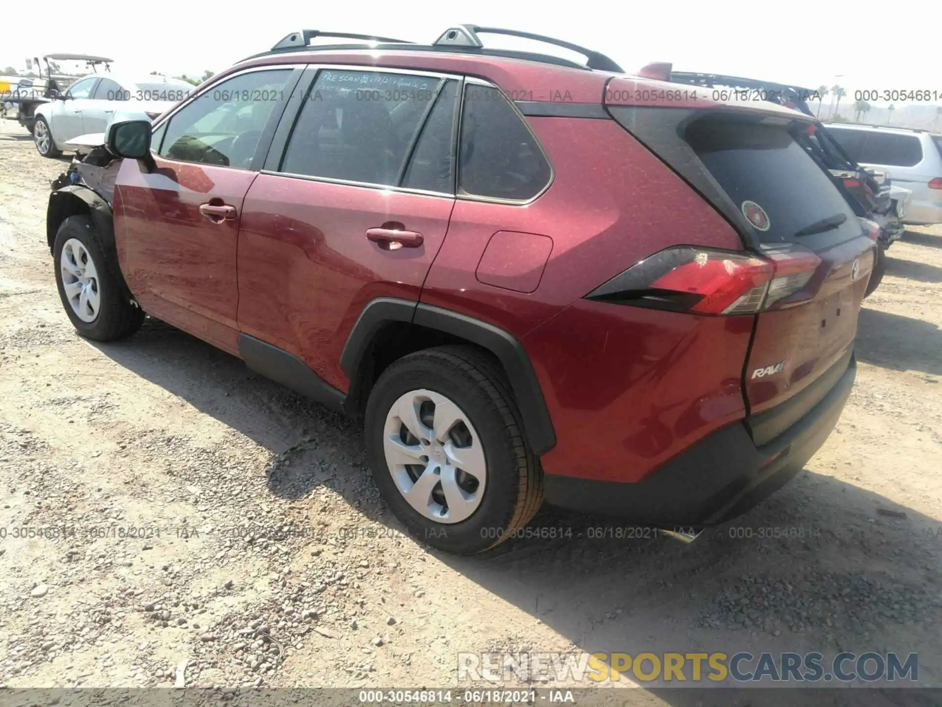 3 Photograph of a damaged car JTMH1RFV6KD011815 TOYOTA RAV4 2019