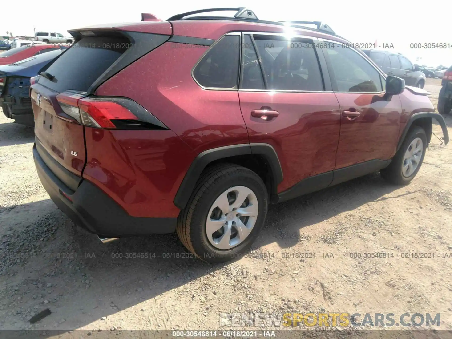 4 Фотография поврежденного автомобиля JTMH1RFV6KD011815 TOYOTA RAV4 2019