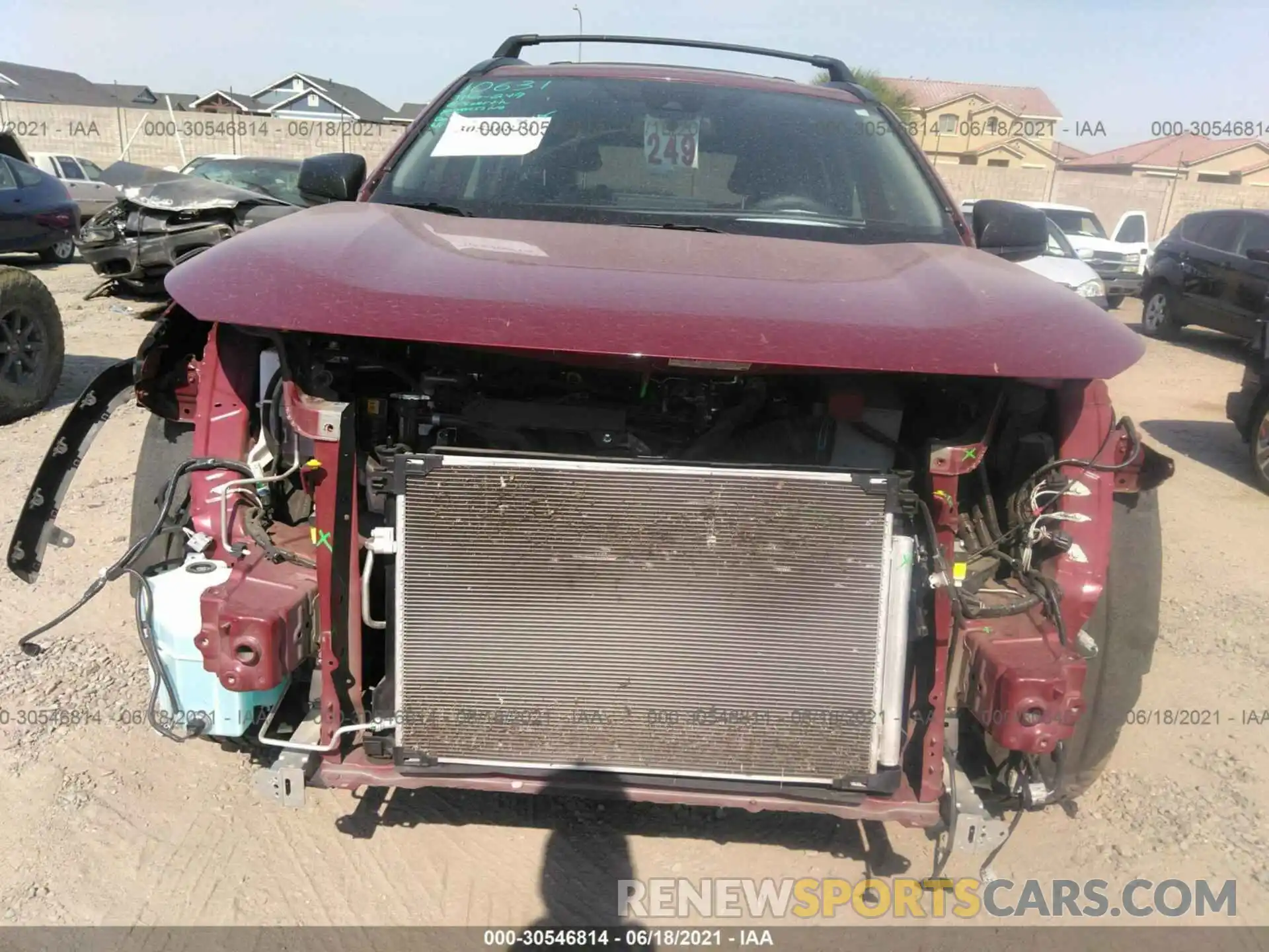 6 Photograph of a damaged car JTMH1RFV6KD011815 TOYOTA RAV4 2019