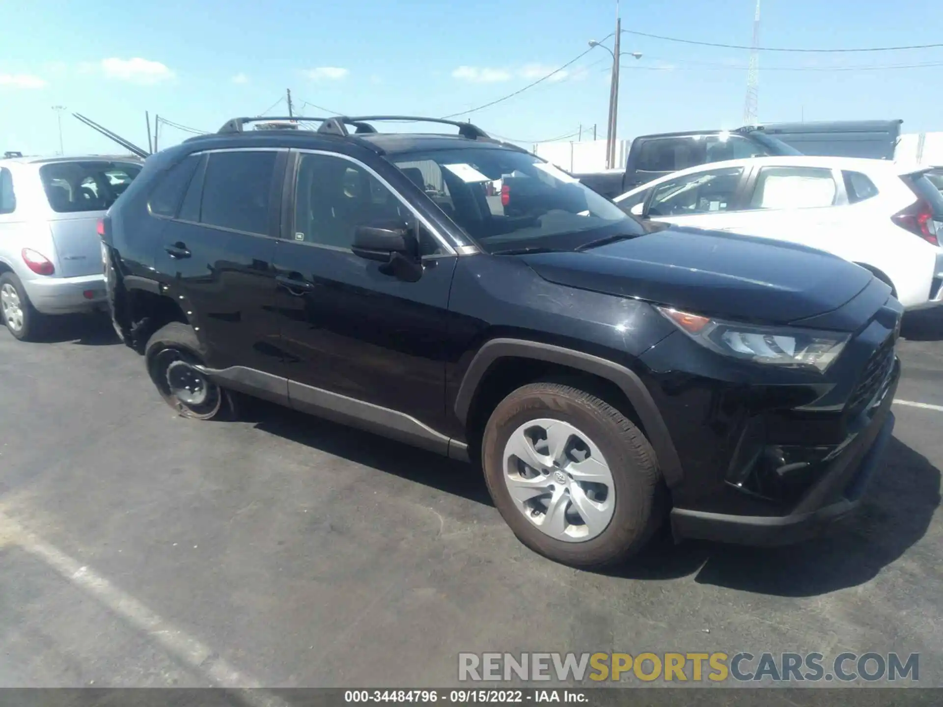 1 Photograph of a damaged car JTMH1RFV6KD016660 TOYOTA RAV4 2019