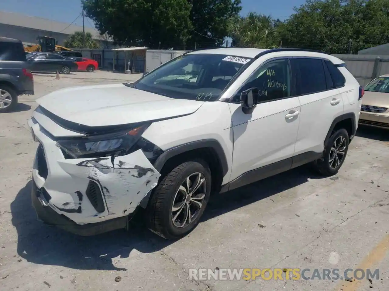 2 Photograph of a damaged car JTMH1RFV6KD022412 TOYOTA RAV4 2019