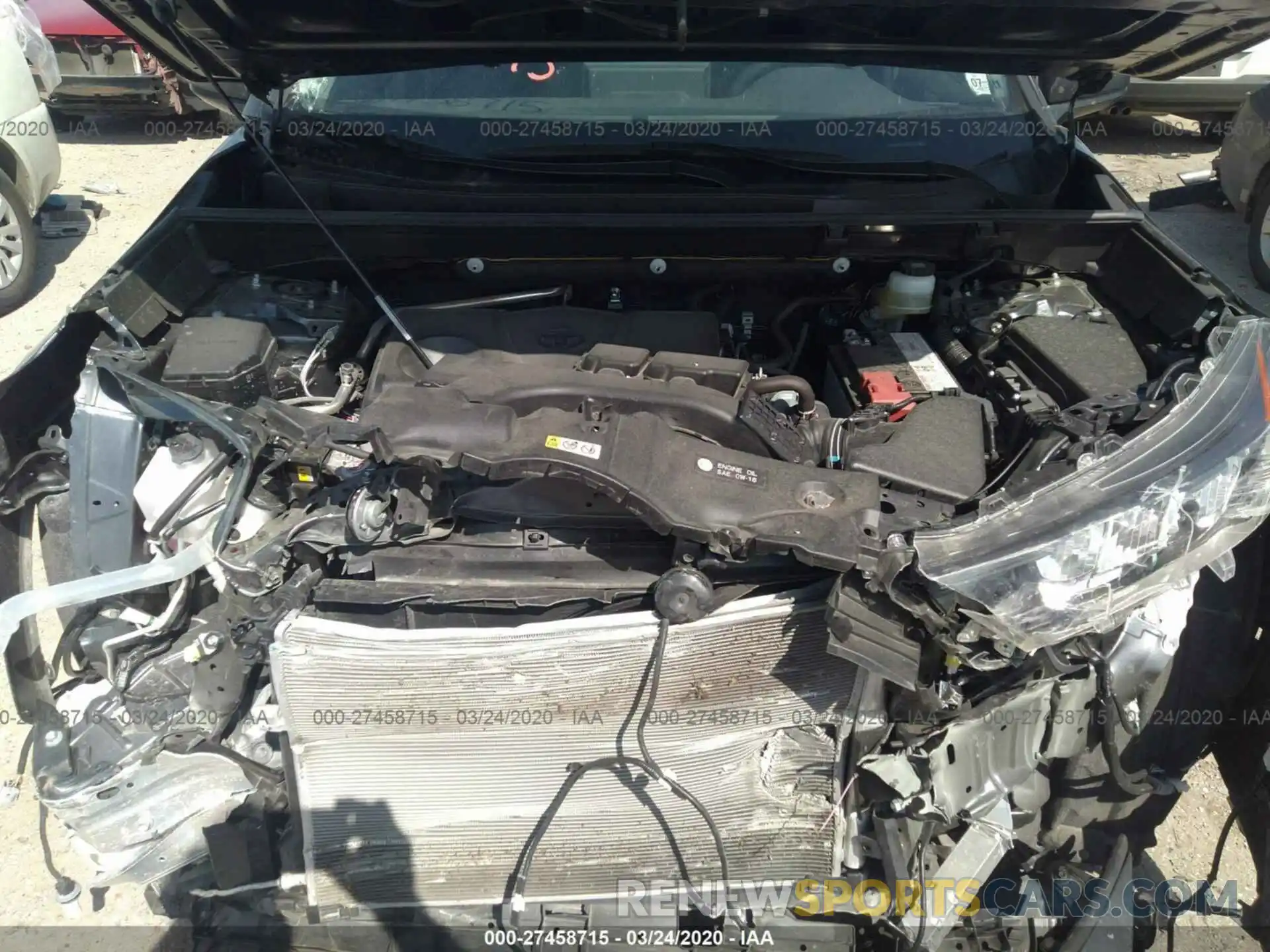 10 Фотография поврежденного автомобиля JTMH1RFV6KD025293 TOYOTA RAV4 2019