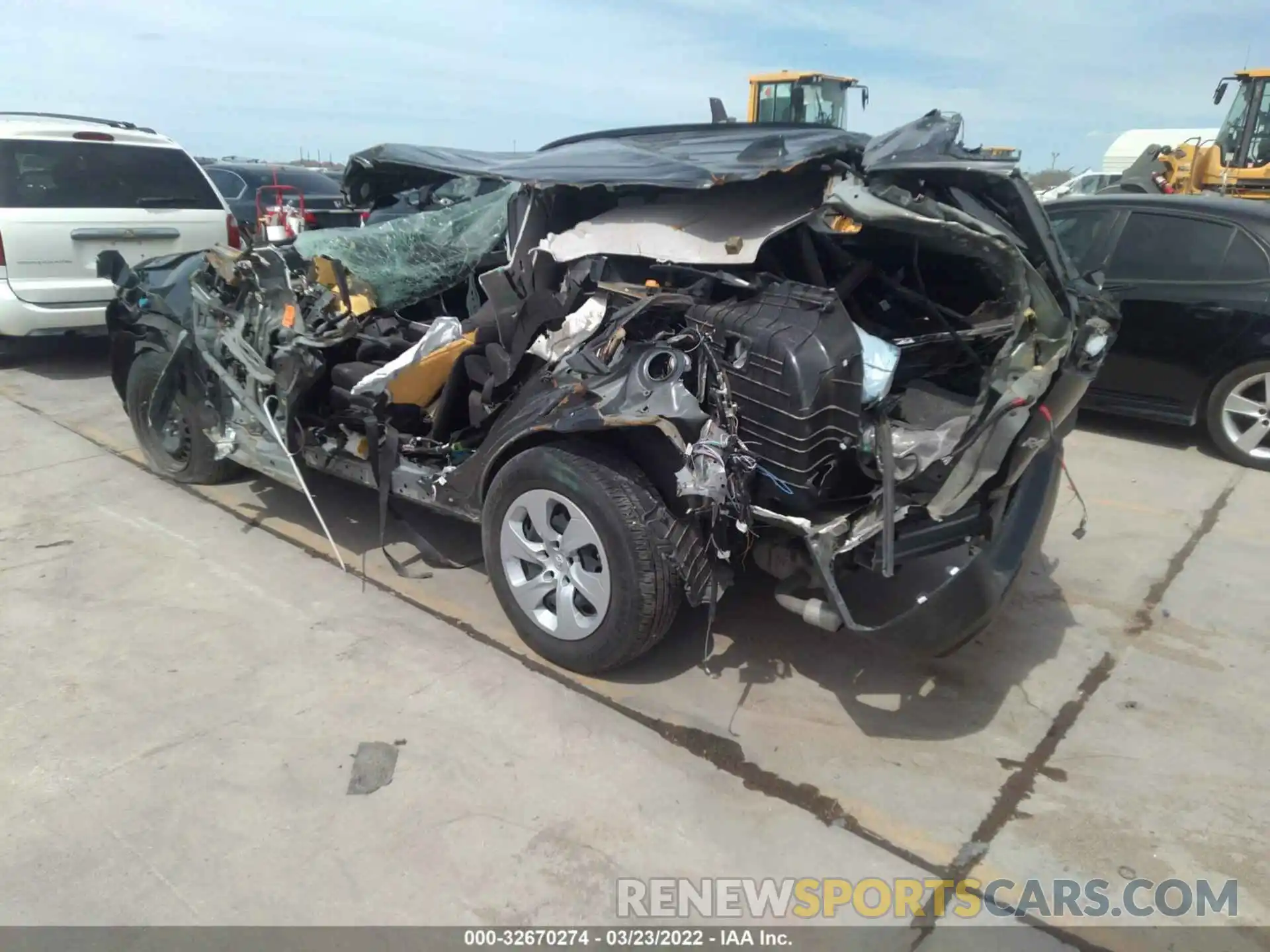 3 Photograph of a damaged car JTMH1RFV6KD039095 TOYOTA RAV4 2019