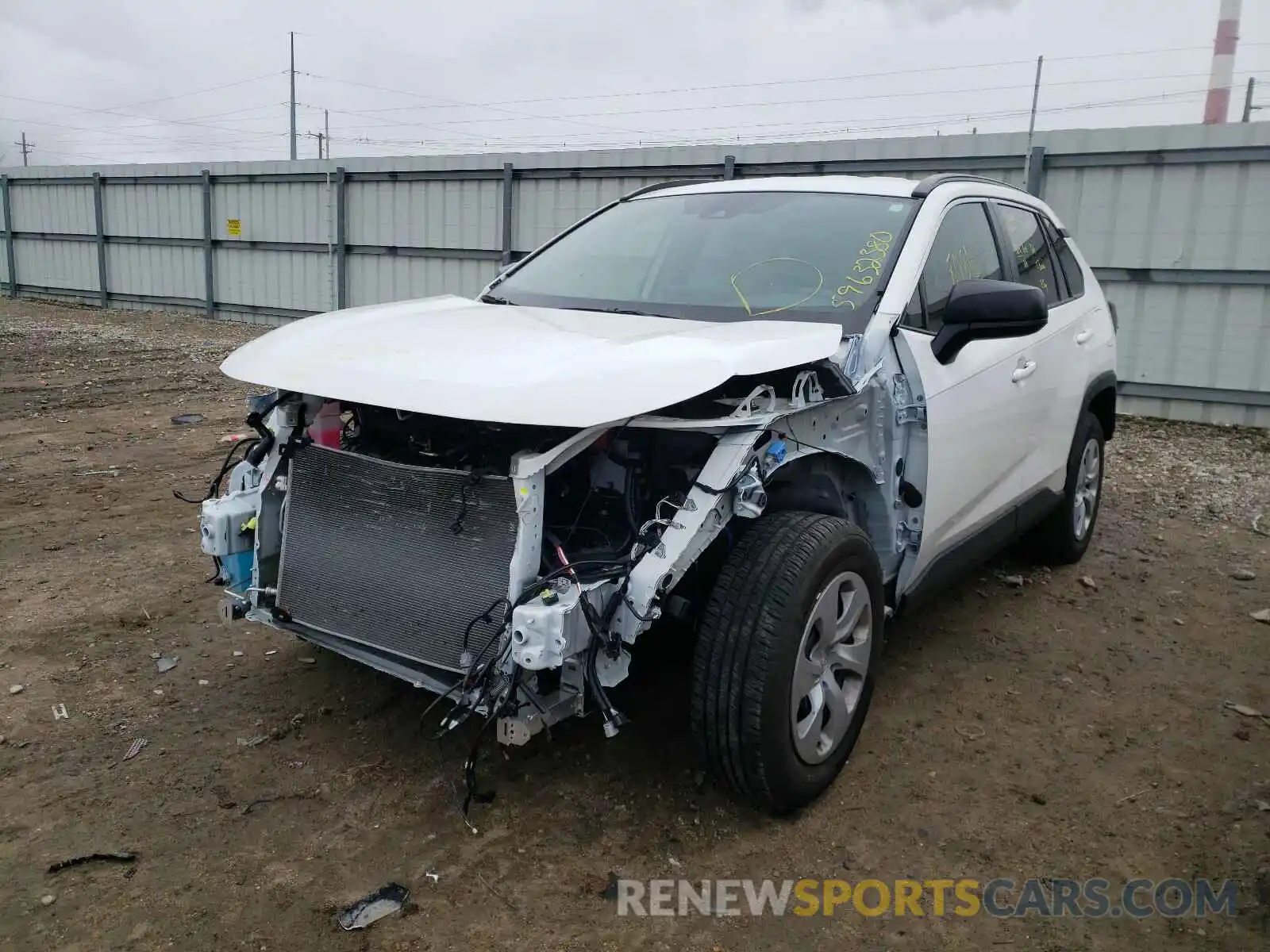 2 Photograph of a damaged car JTMH1RFV6KD039372 TOYOTA RAV4 2019