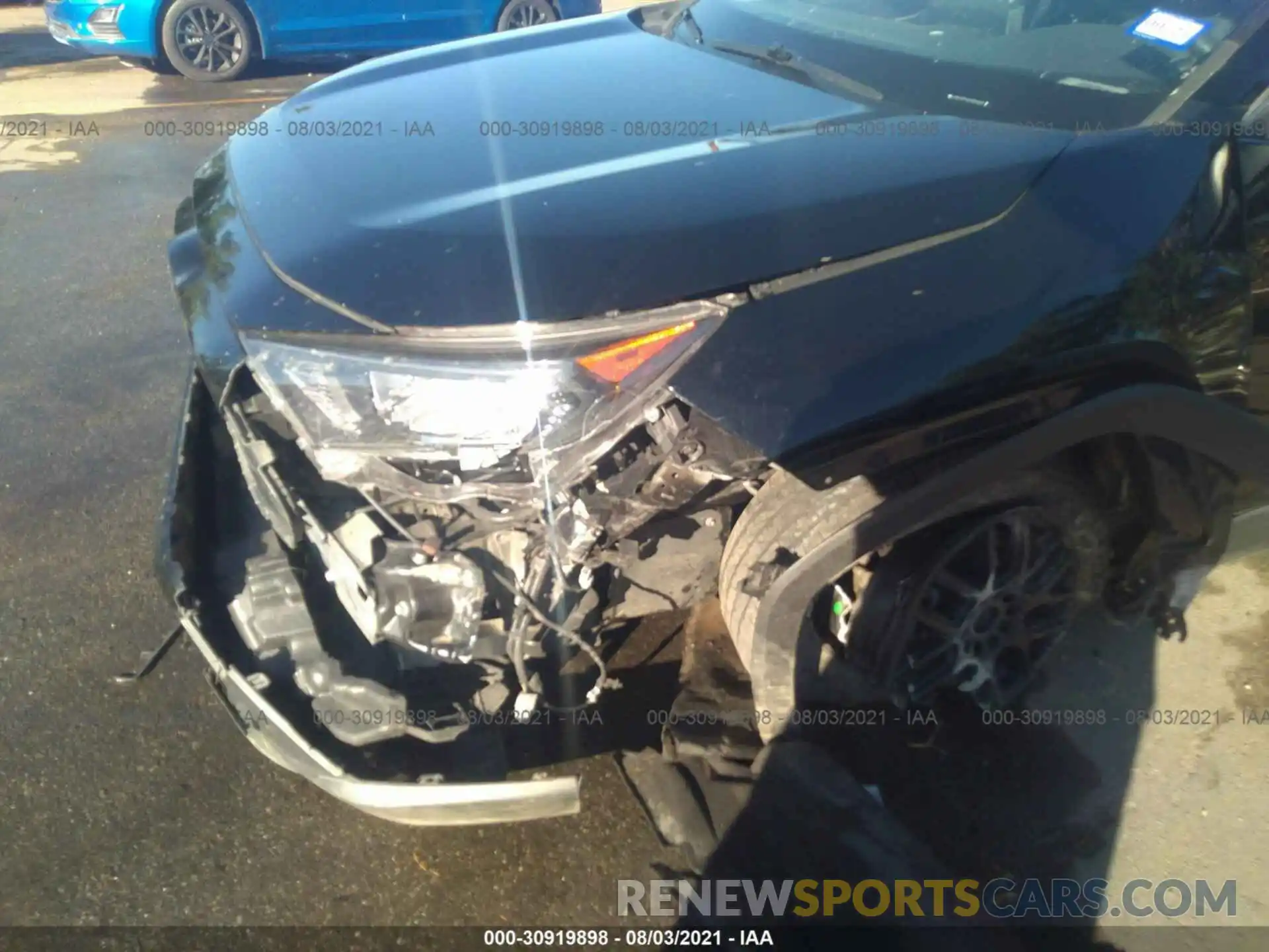 6 Photograph of a damaged car JTMH1RFV6KD504653 TOYOTA RAV4 2019