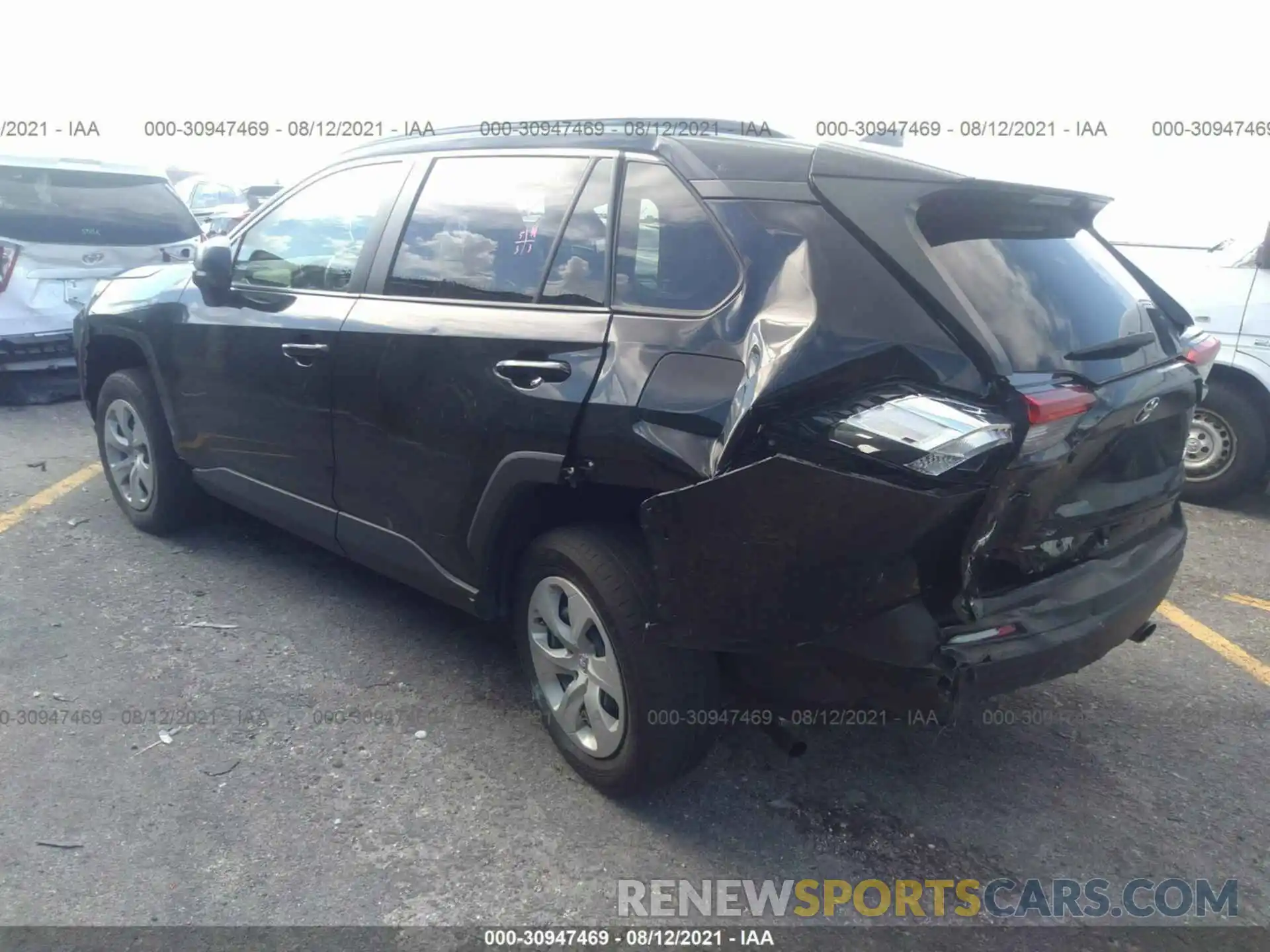 3 Фотография поврежденного автомобиля JTMH1RFV6KD506127 TOYOTA RAV4 2019