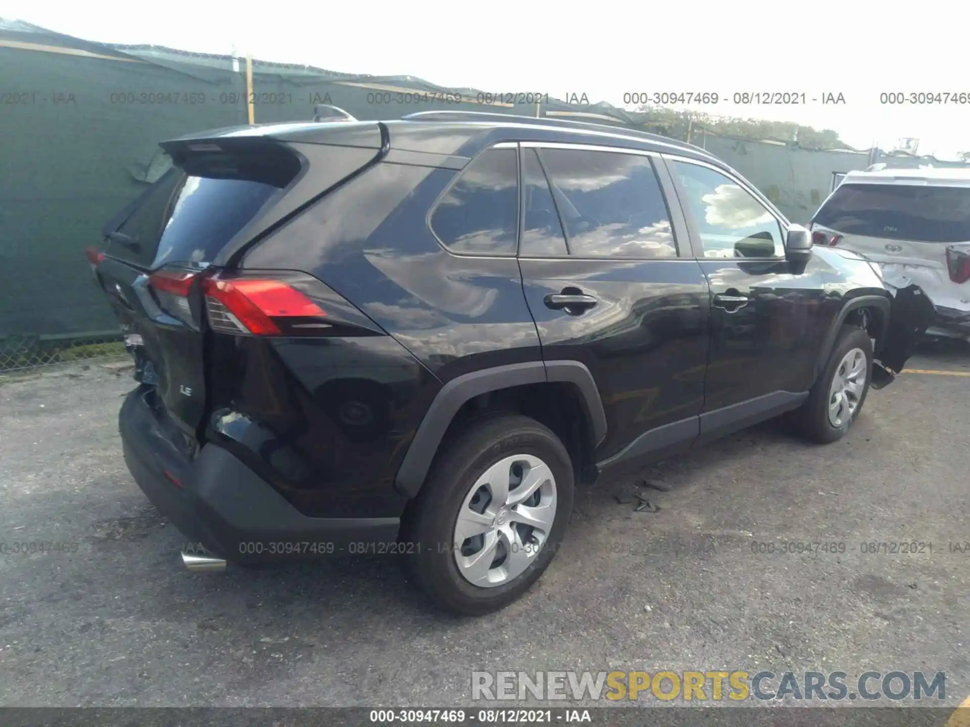 4 Фотография поврежденного автомобиля JTMH1RFV6KD506127 TOYOTA RAV4 2019