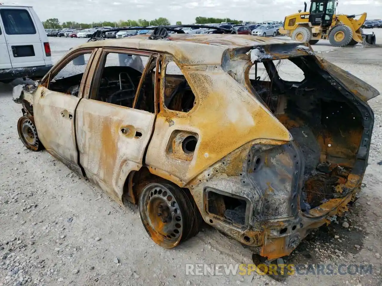 3 Photograph of a damaged car JTMH1RFV6KD509450 TOYOTA RAV4 2019