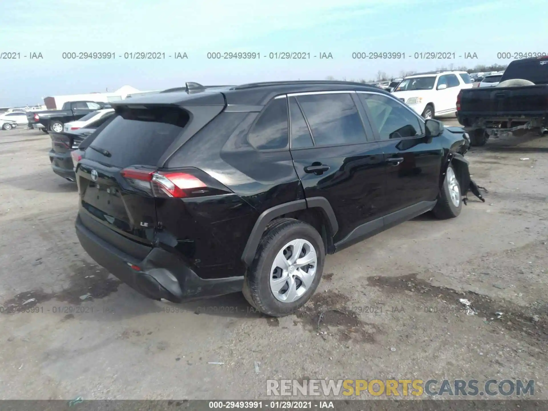 4 Photograph of a damaged car JTMH1RFV6KD512297 TOYOTA RAV4 2019