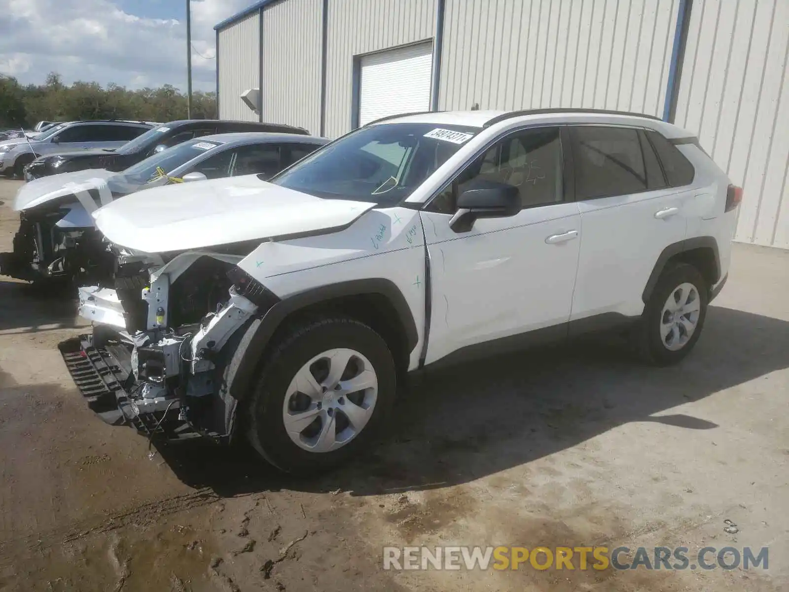 2 Photograph of a damaged car JTMH1RFV6KD514311 TOYOTA RAV4 2019