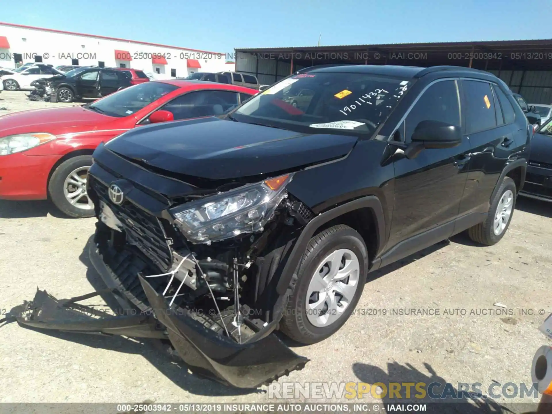 2 Photograph of a damaged car JTMH1RFV6KJ002646 TOYOTA RAV4 2019