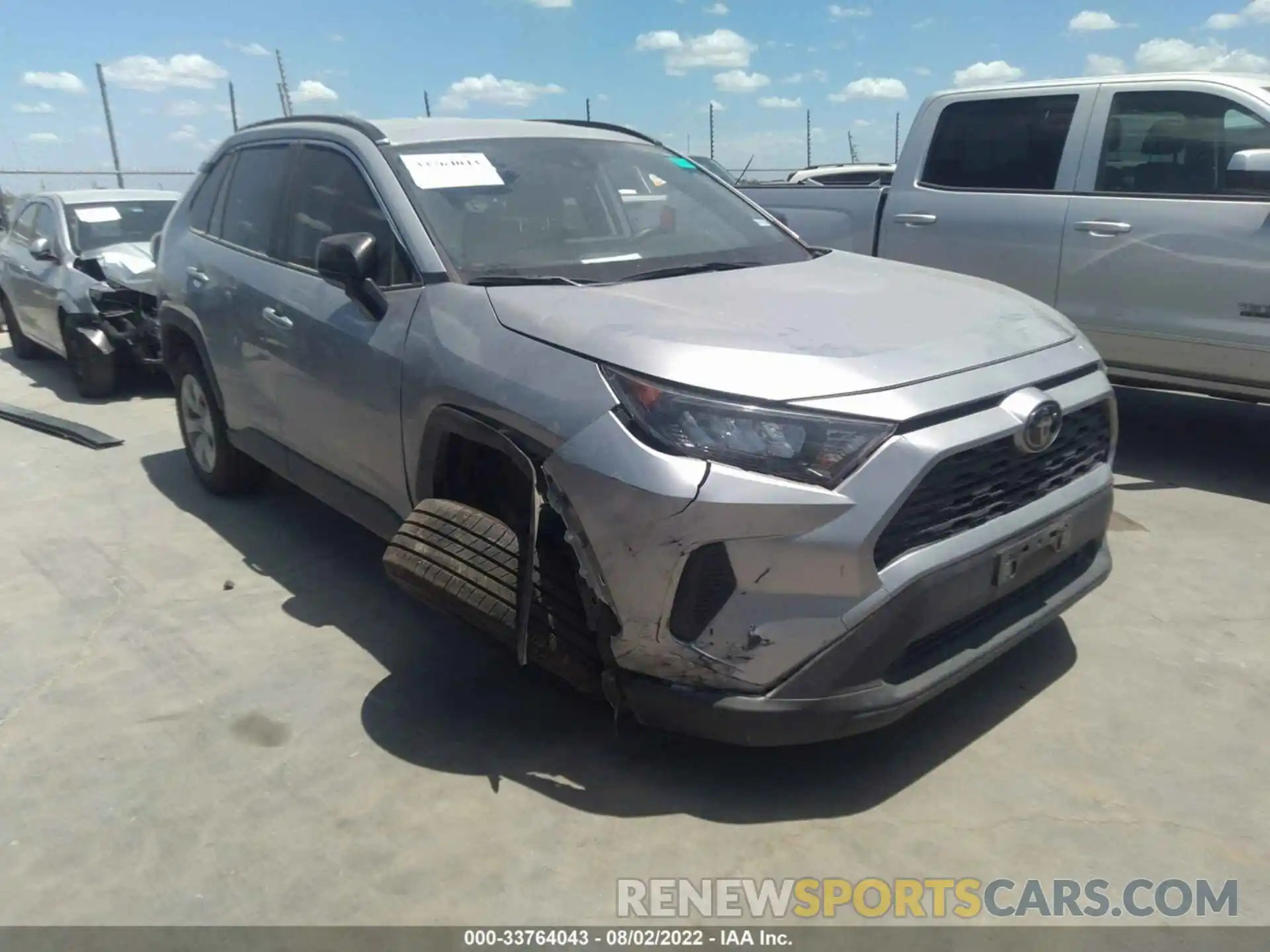 1 Фотография поврежденного автомобиля JTMH1RFV6KJ003179 TOYOTA RAV4 2019