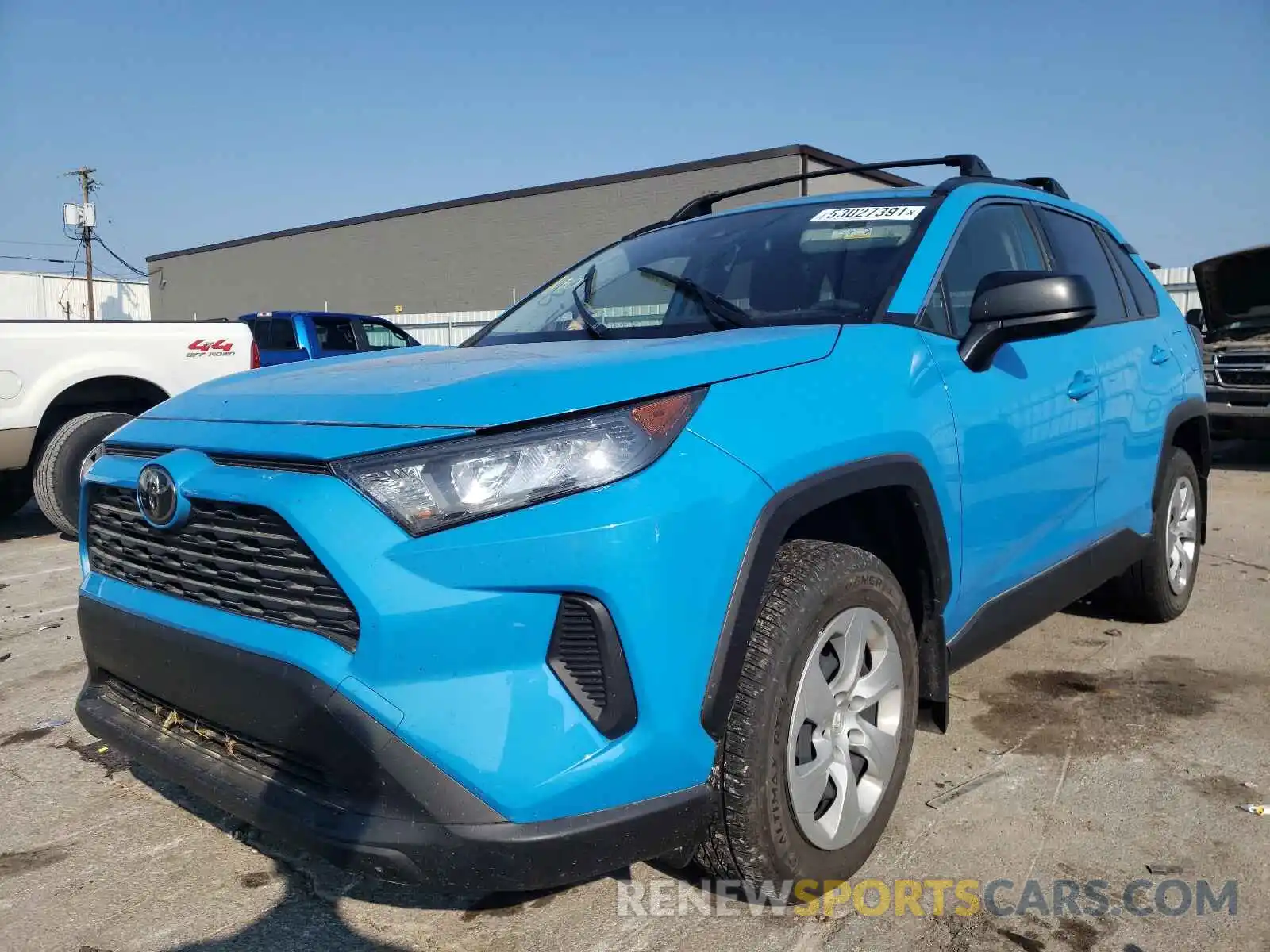 2 Фотография поврежденного автомобиля JTMH1RFV6KJ006082 TOYOTA RAV4 2019