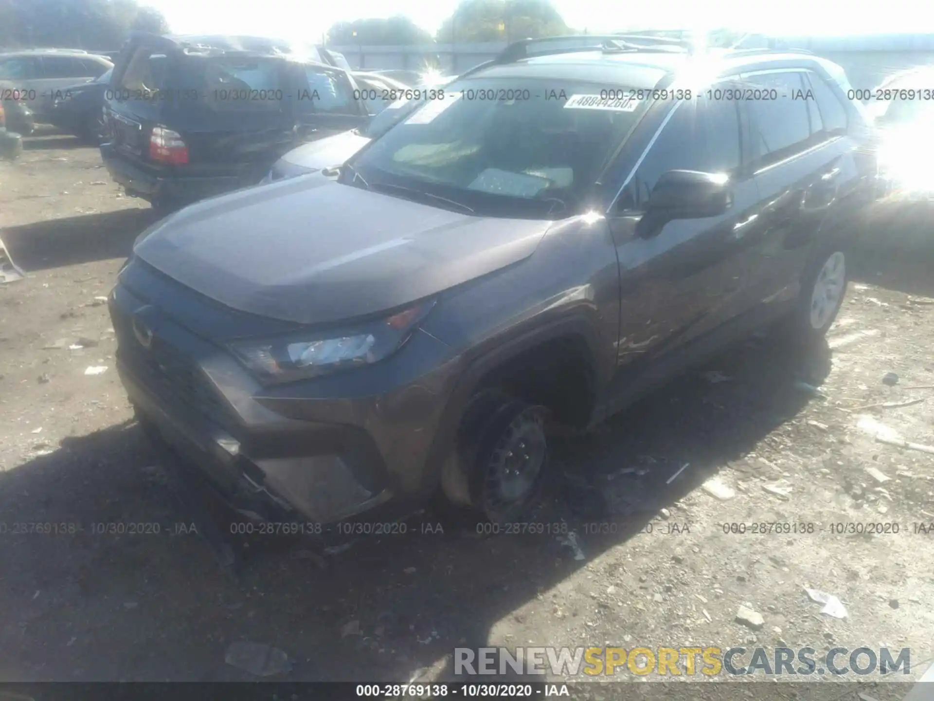 2 Фотография поврежденного автомобиля JTMH1RFV6KJ006633 TOYOTA RAV4 2019