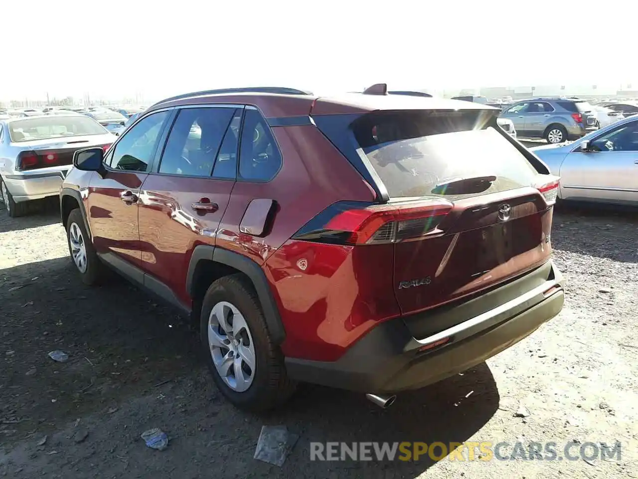 3 Photograph of a damaged car JTMH1RFV6KJ009399 TOYOTA RAV4 2019