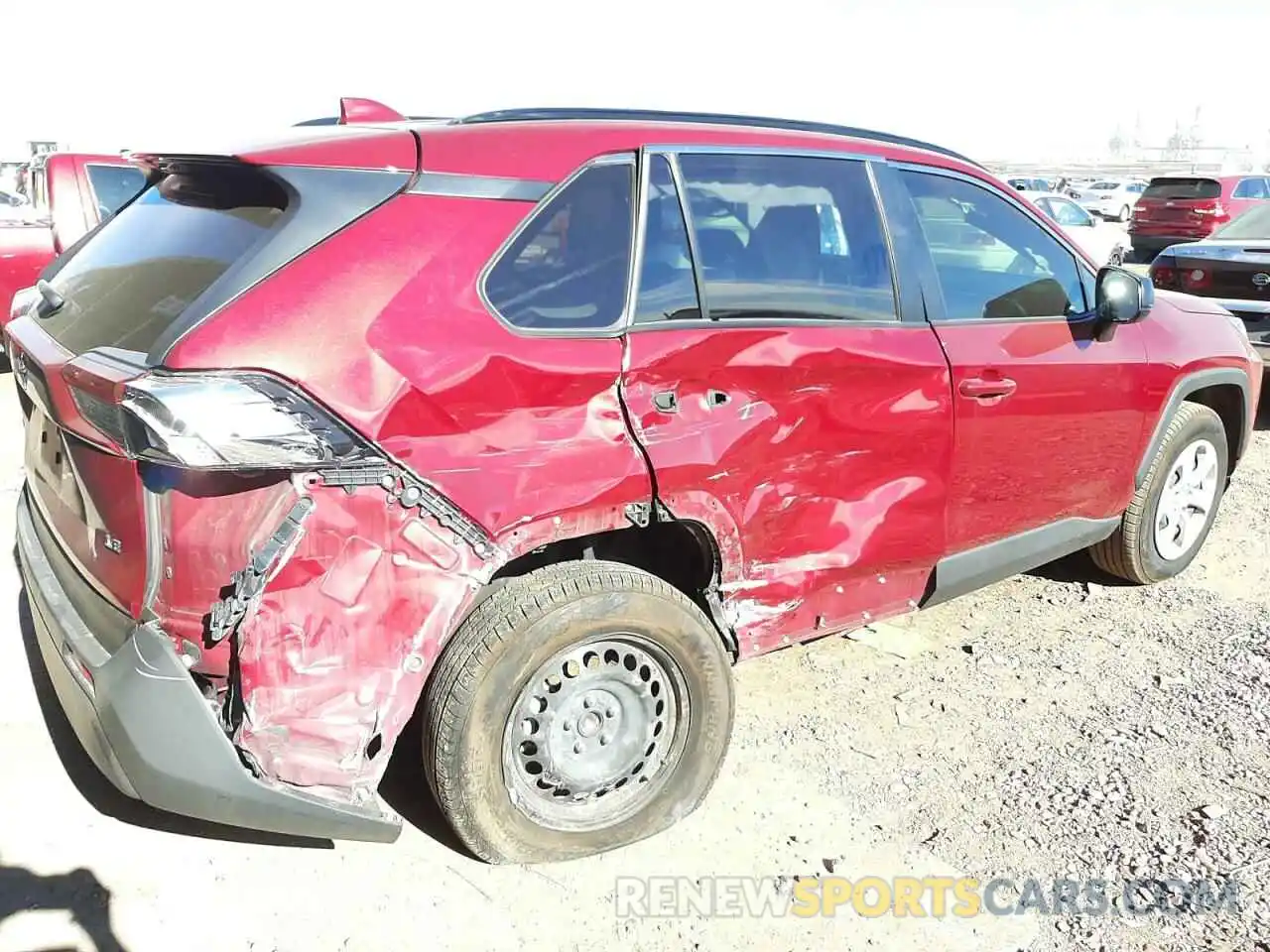 9 Photograph of a damaged car JTMH1RFV6KJ009399 TOYOTA RAV4 2019