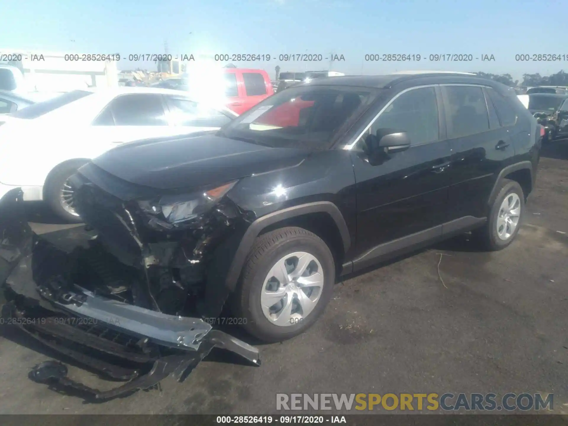 2 Photograph of a damaged car JTMH1RFV6KJ014005 TOYOTA RAV4 2019