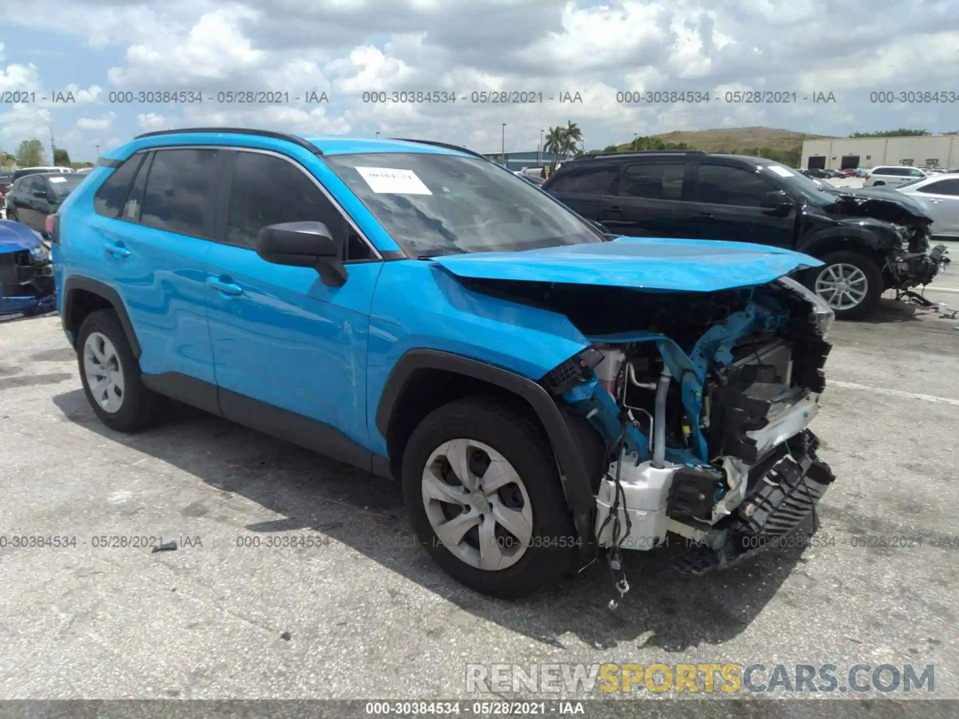 1 Photograph of a damaged car JTMH1RFV7KD003982 TOYOTA RAV4 2019