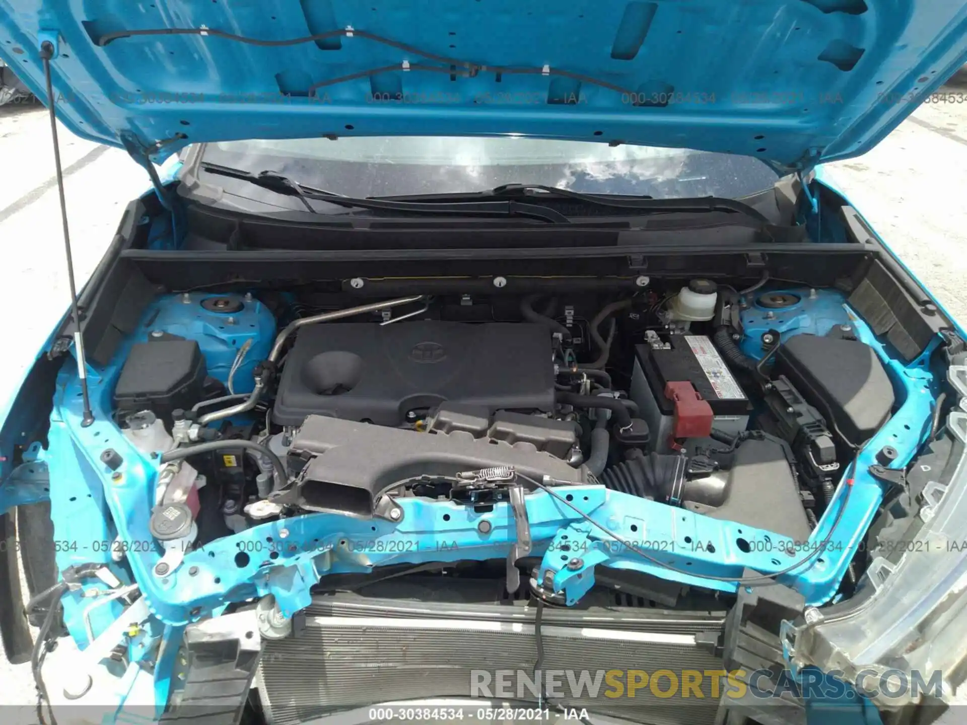 10 Фотография поврежденного автомобиля JTMH1RFV7KD003982 TOYOTA RAV4 2019