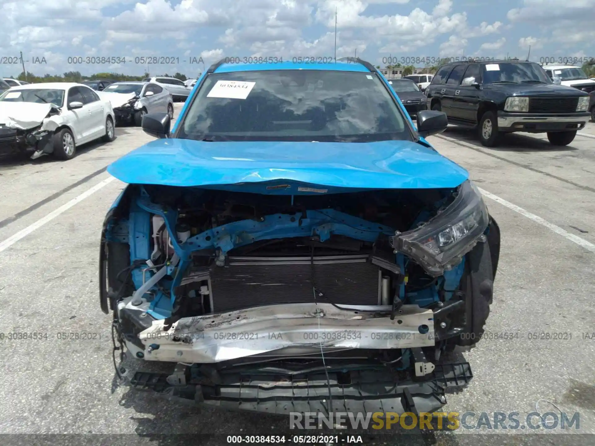 6 Photograph of a damaged car JTMH1RFV7KD003982 TOYOTA RAV4 2019