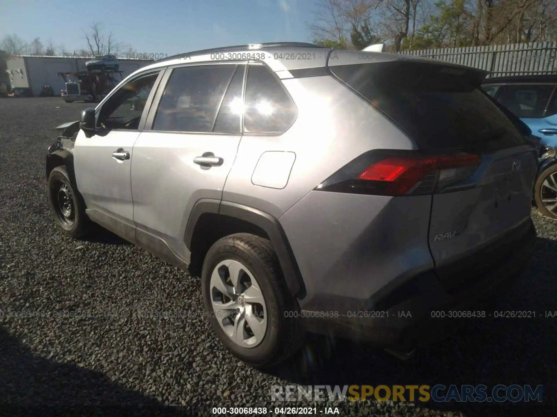 3 Photograph of a damaged car JTMH1RFV7KD007594 TOYOTA RAV4 2019