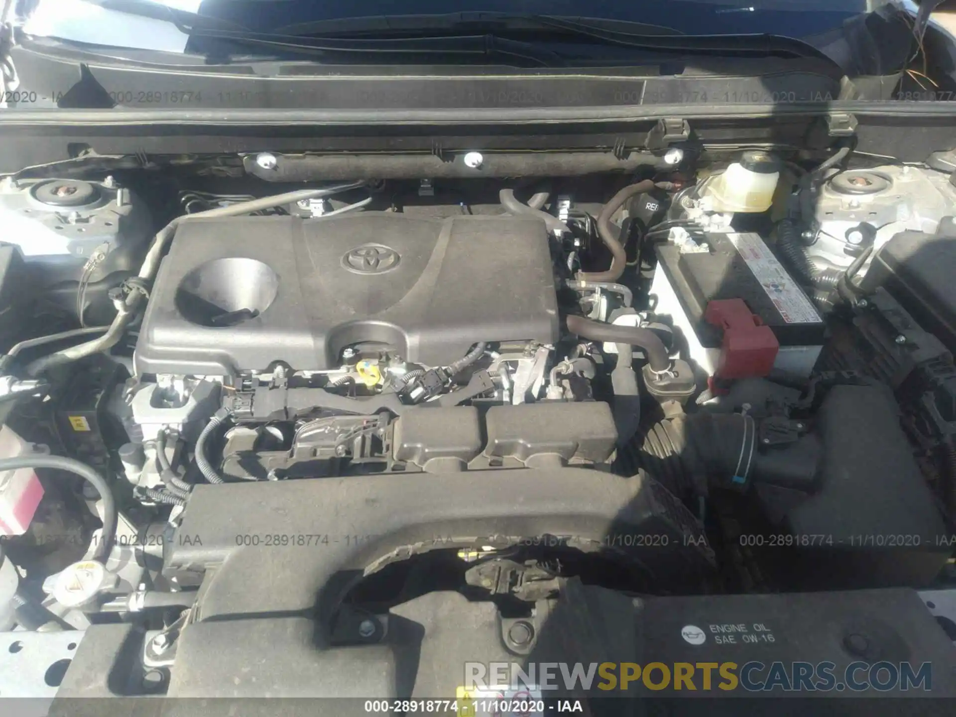 10 Фотография поврежденного автомобиля JTMH1RFV7KD012309 TOYOTA RAV4 2019