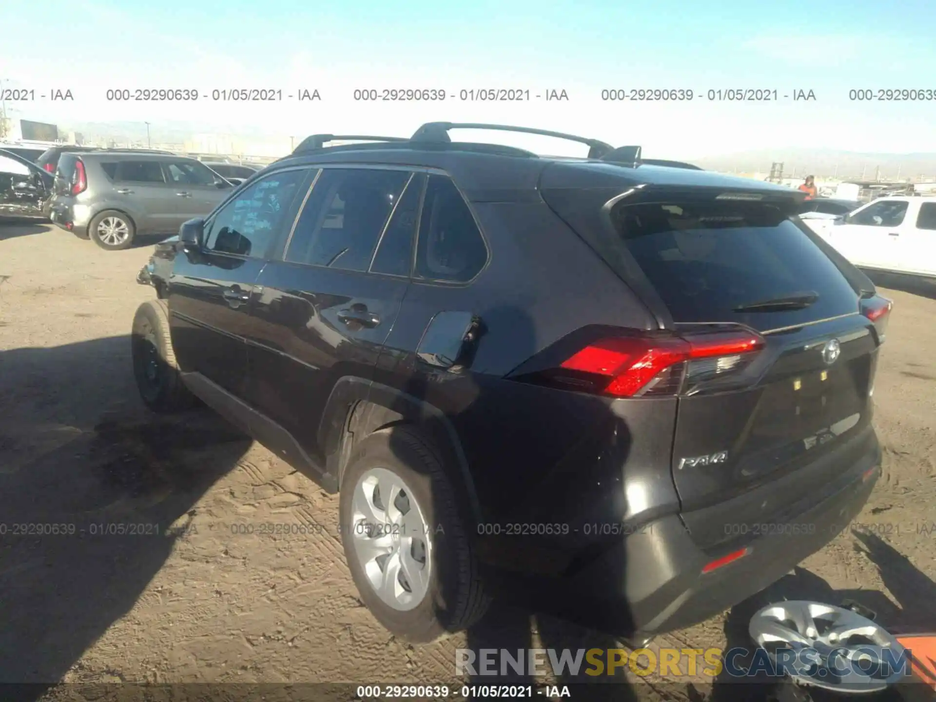 3 Photograph of a damaged car JTMH1RFV7KD037744 TOYOTA RAV4 2019