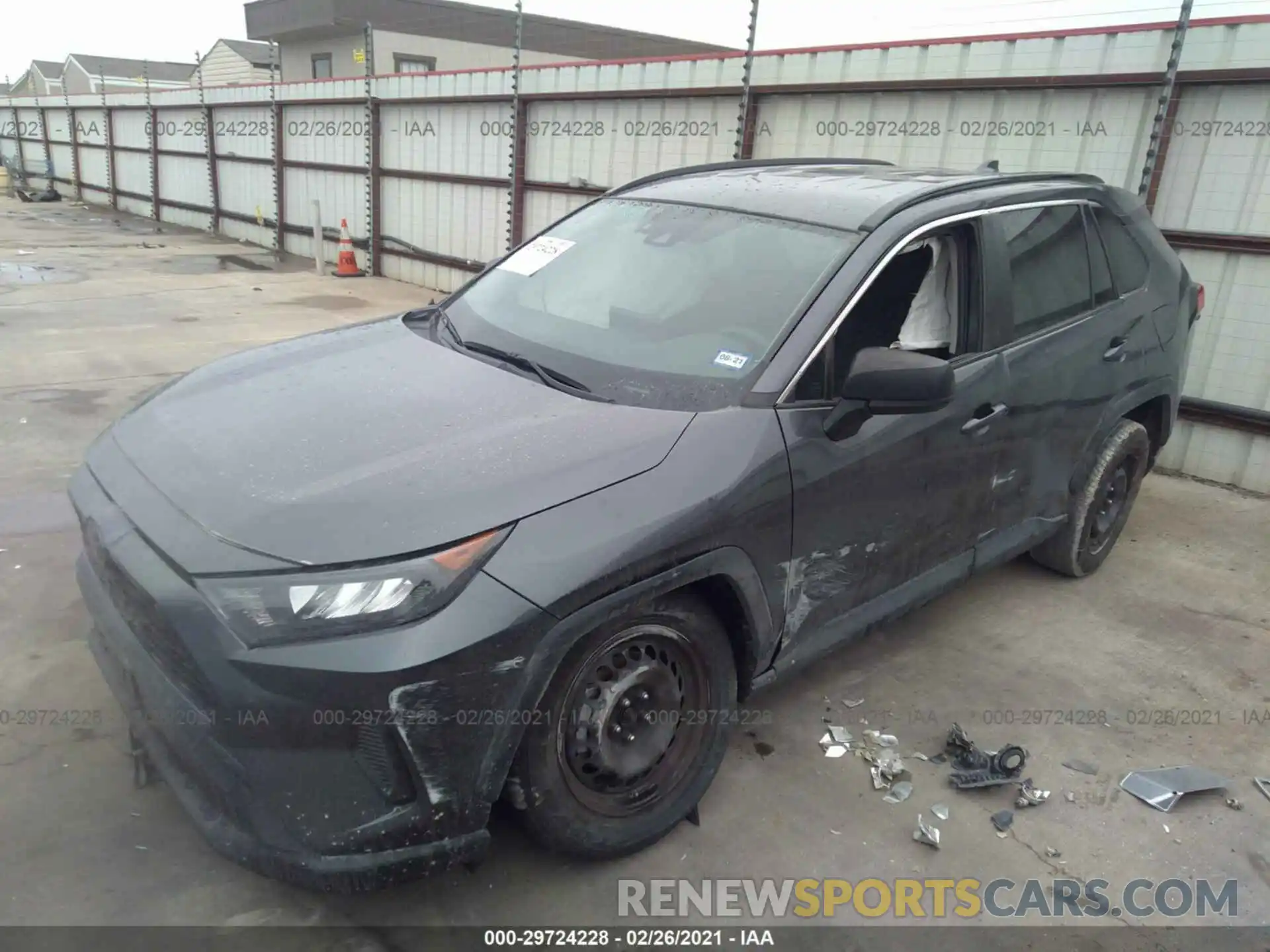 2 Фотография поврежденного автомобиля JTMH1RFV7KD500935 TOYOTA RAV4 2019