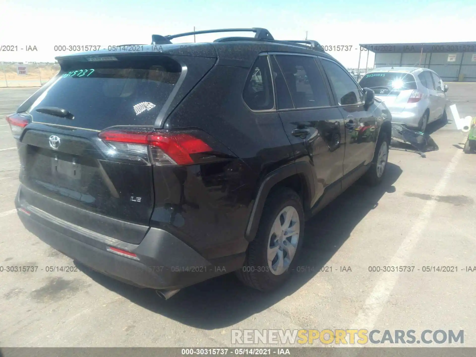 4 Фотография поврежденного автомобиля JTMH1RFV7KD502961 TOYOTA RAV4 2019