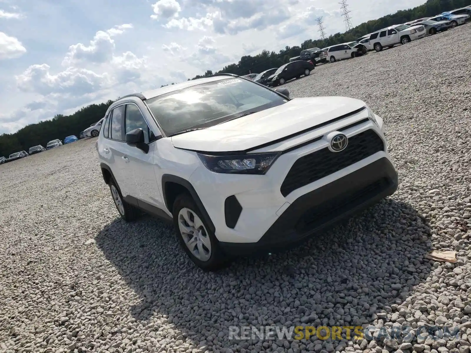 1 Photograph of a damaged car JTMH1RFV7KD507433 TOYOTA RAV4 2019