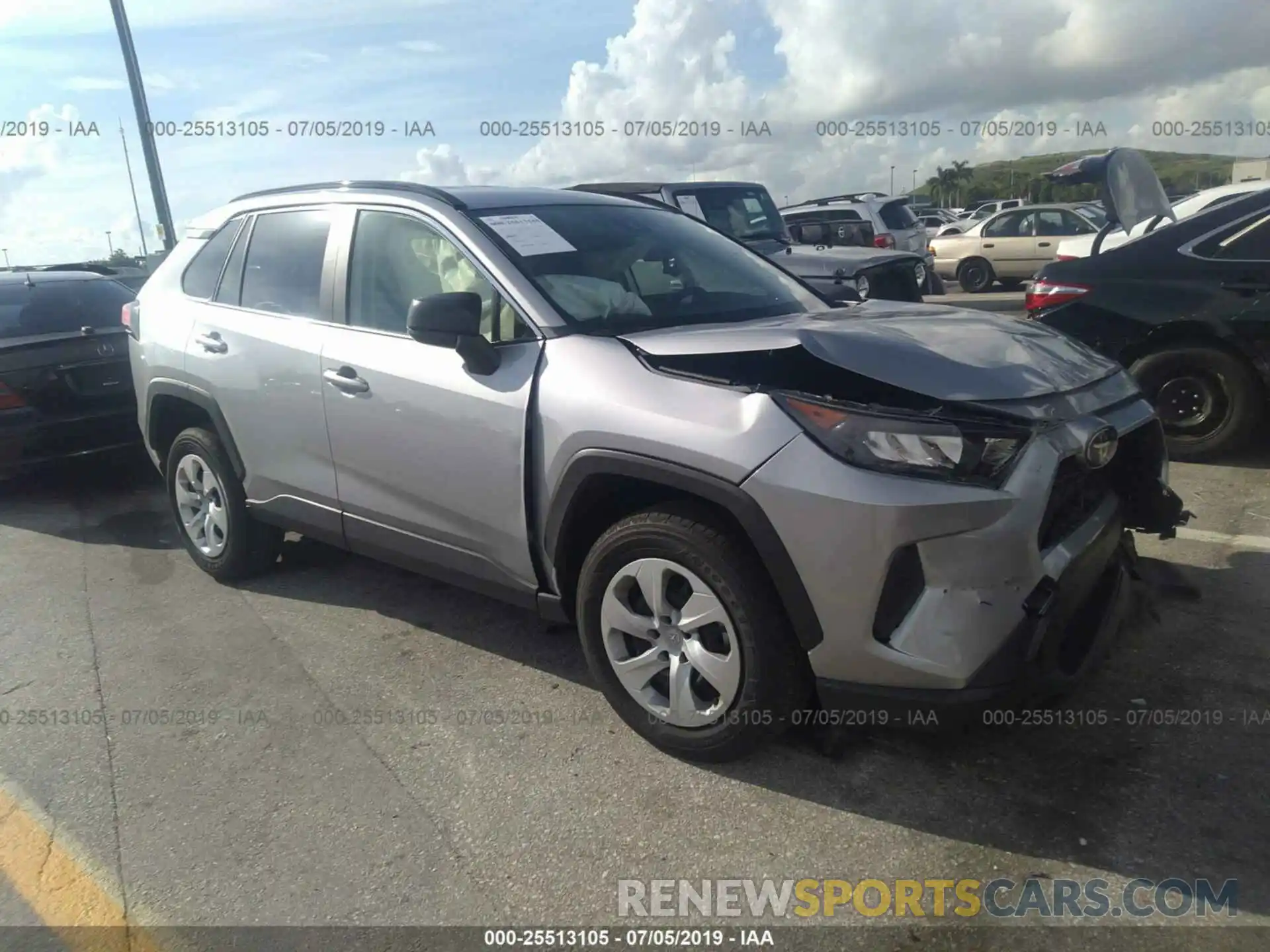 1 Фотография поврежденного автомобиля JTMH1RFV7KD508081 TOYOTA RAV4 2019