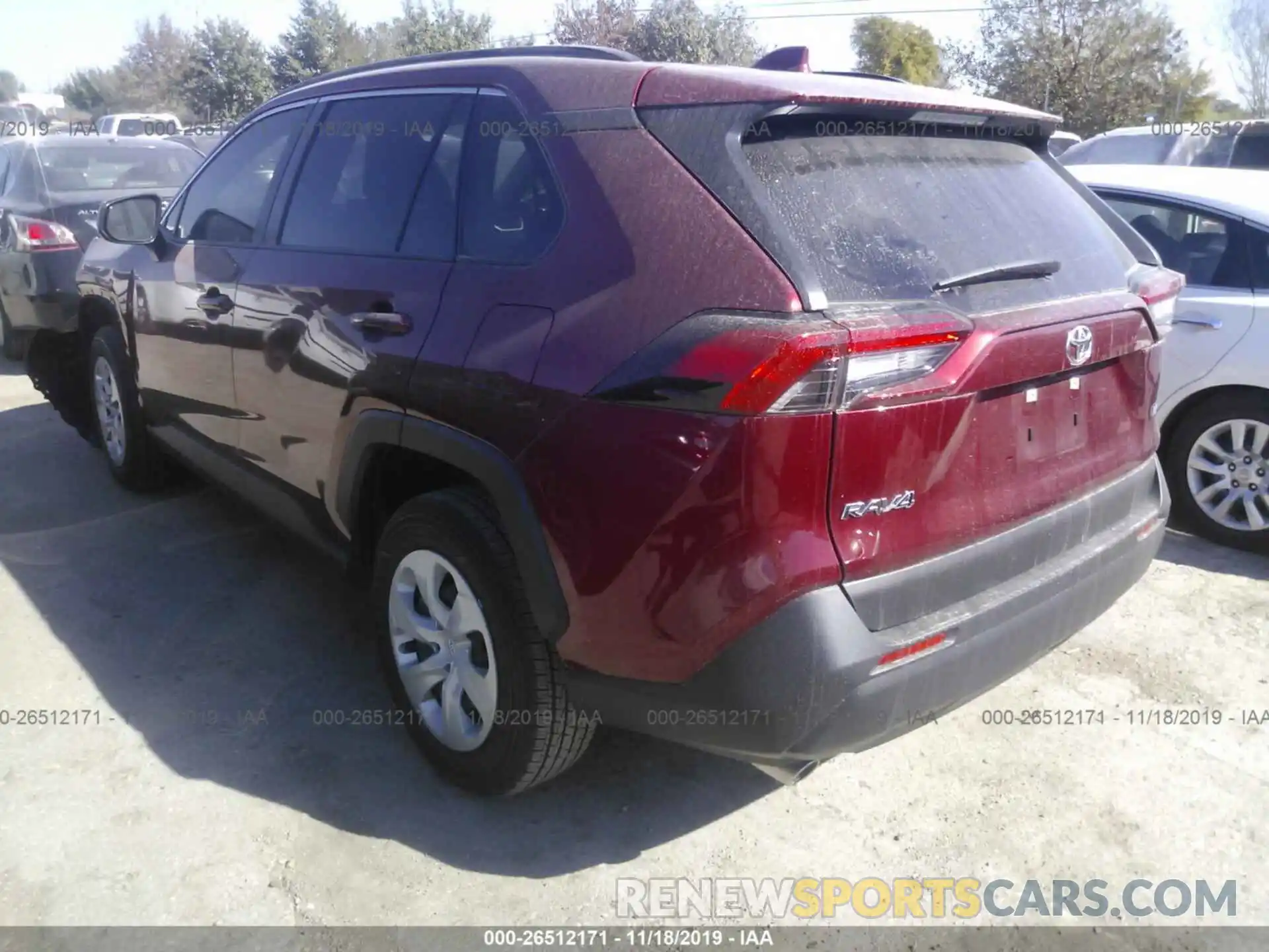 3 Фотография поврежденного автомобиля JTMH1RFV7KD513460 TOYOTA RAV4 2019