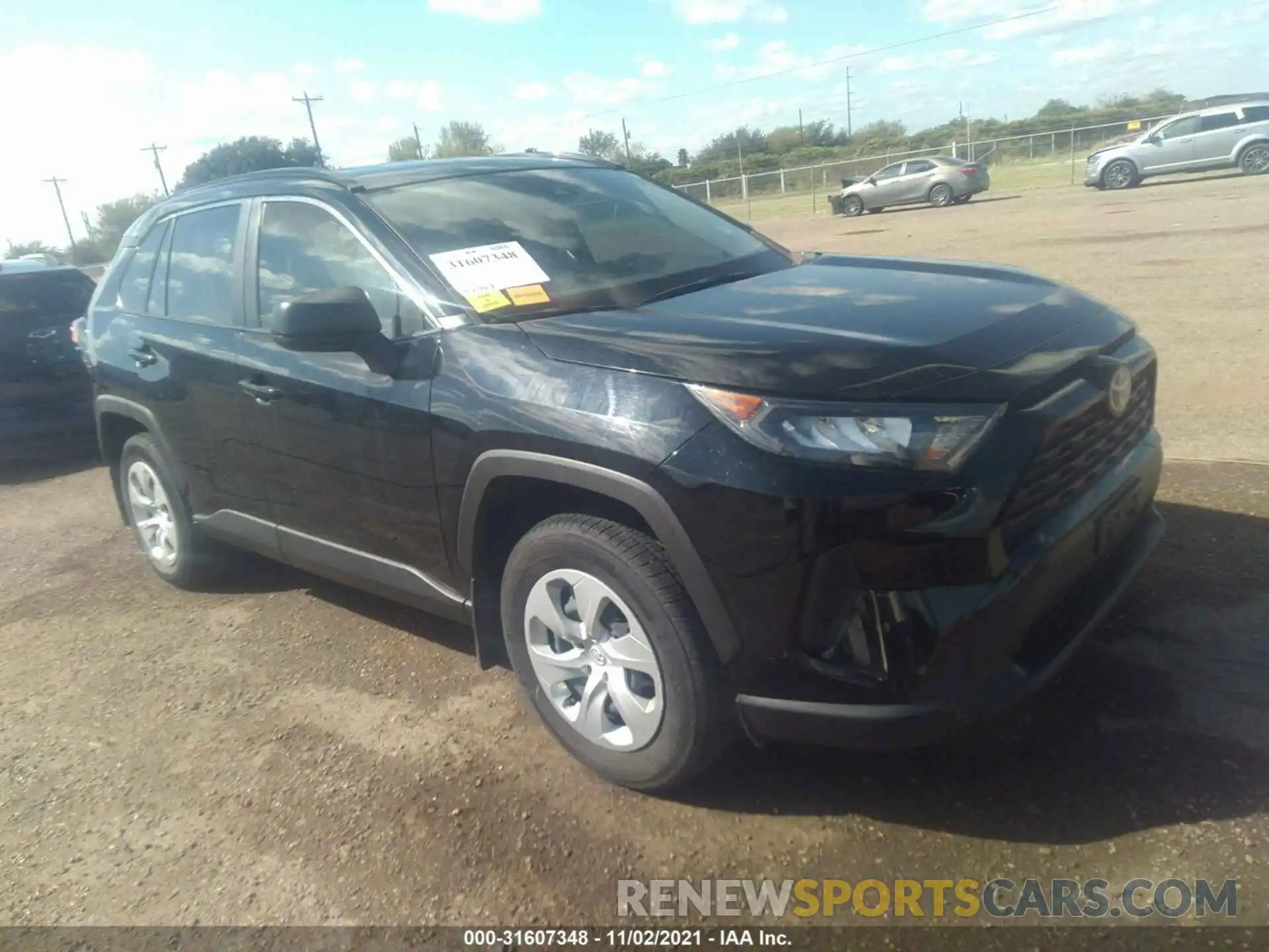 1 Photograph of a damaged car JTMH1RFV7KJ004003 TOYOTA RAV4 2019