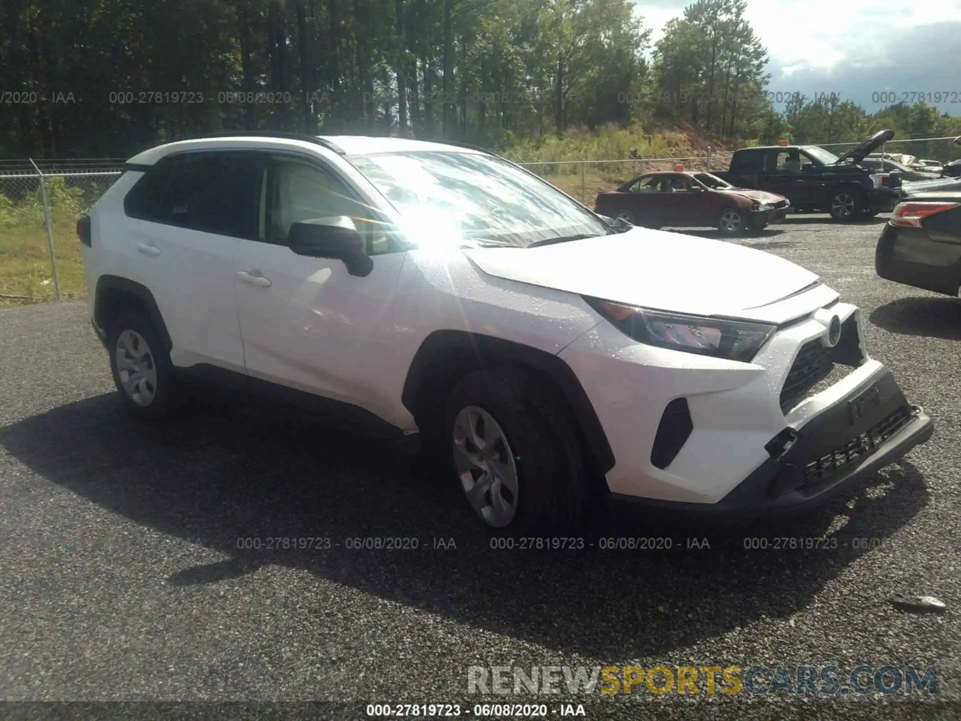 1 Фотография поврежденного автомобиля JTMH1RFV7KJ005166 TOYOTA RAV4 2019