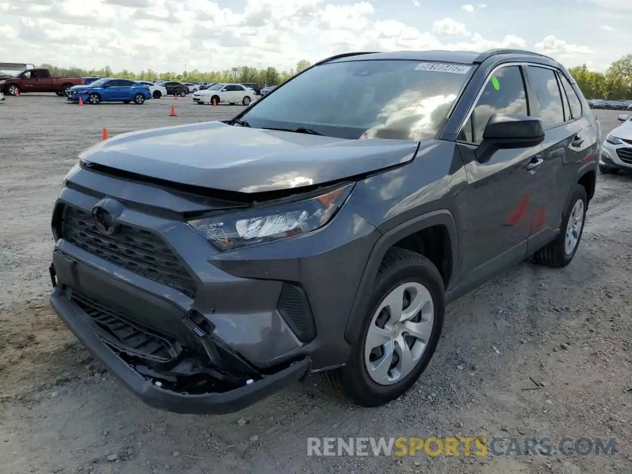 2 Photograph of a damaged car JTMH1RFV7KJ008844 TOYOTA RAV4 2019