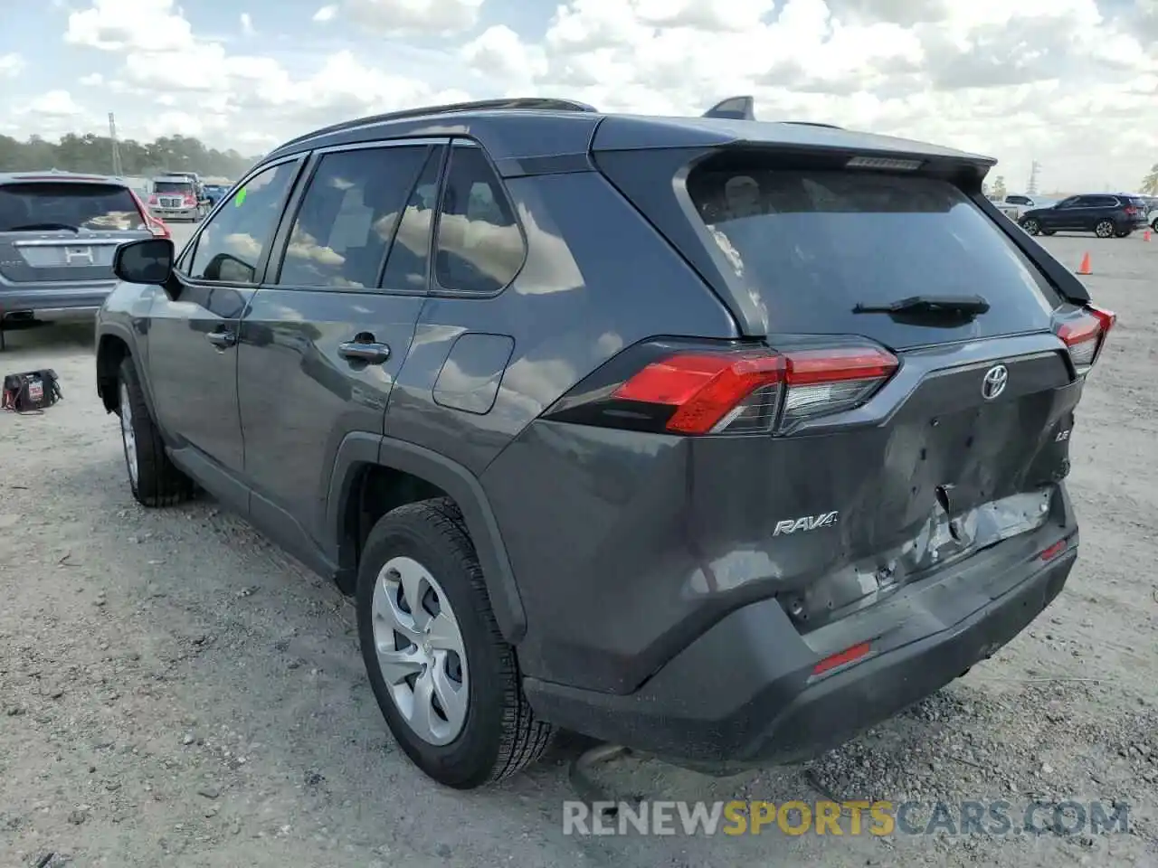 3 Photograph of a damaged car JTMH1RFV7KJ008844 TOYOTA RAV4 2019