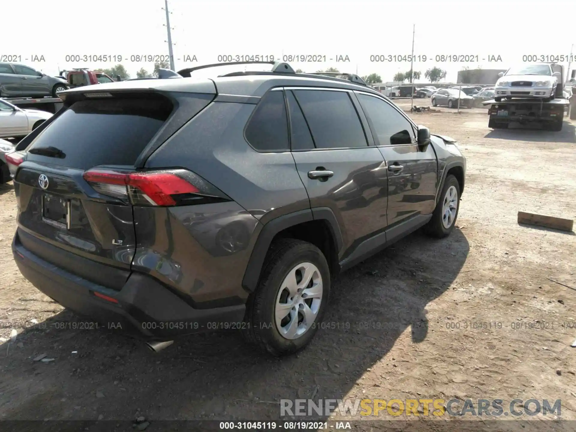 4 Photograph of a damaged car JTMH1RFV7KJ010285 TOYOTA RAV4 2019