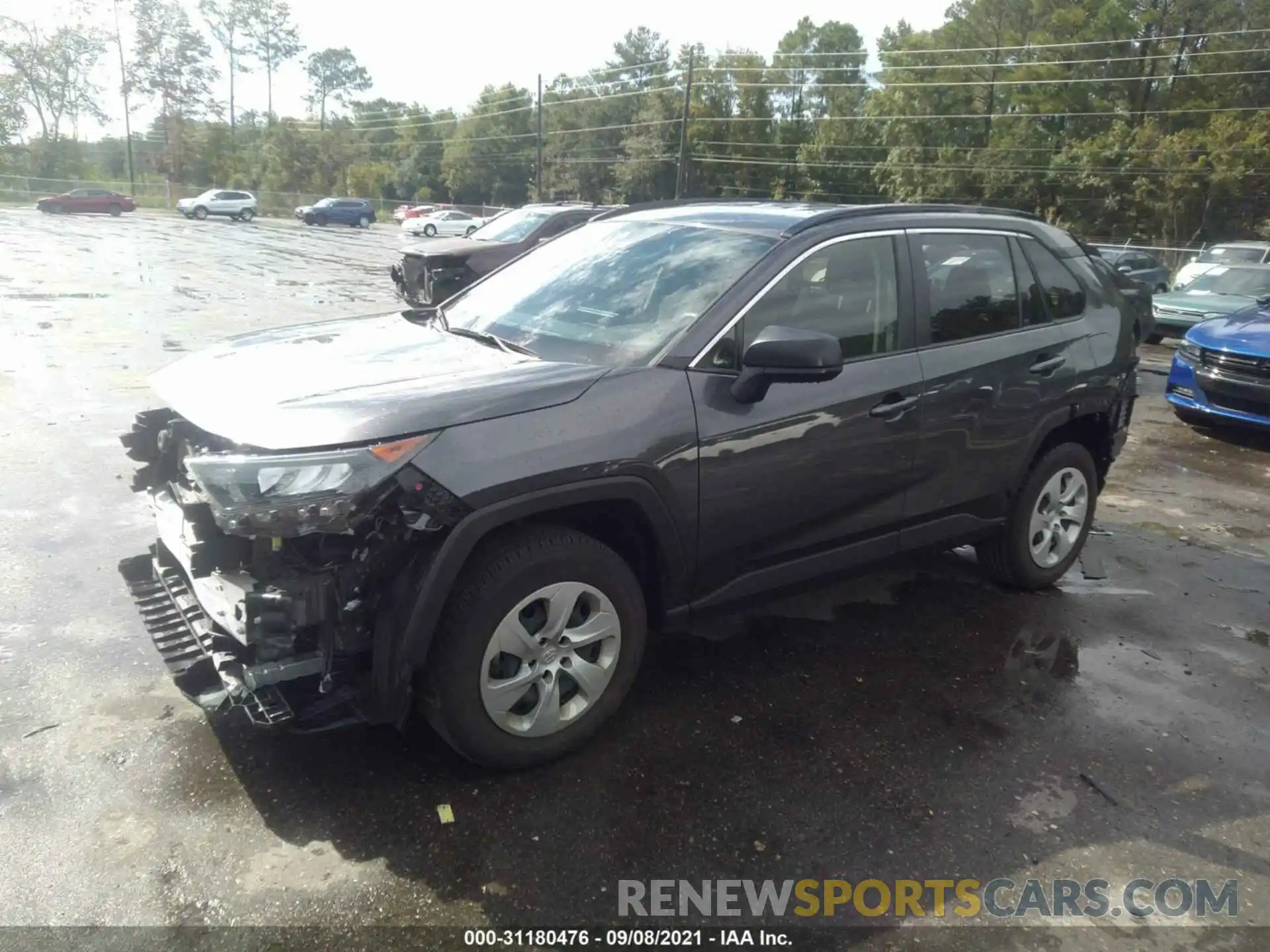 2 Photograph of a damaged car JTMH1RFV7KJ010853 TOYOTA RAV4 2019