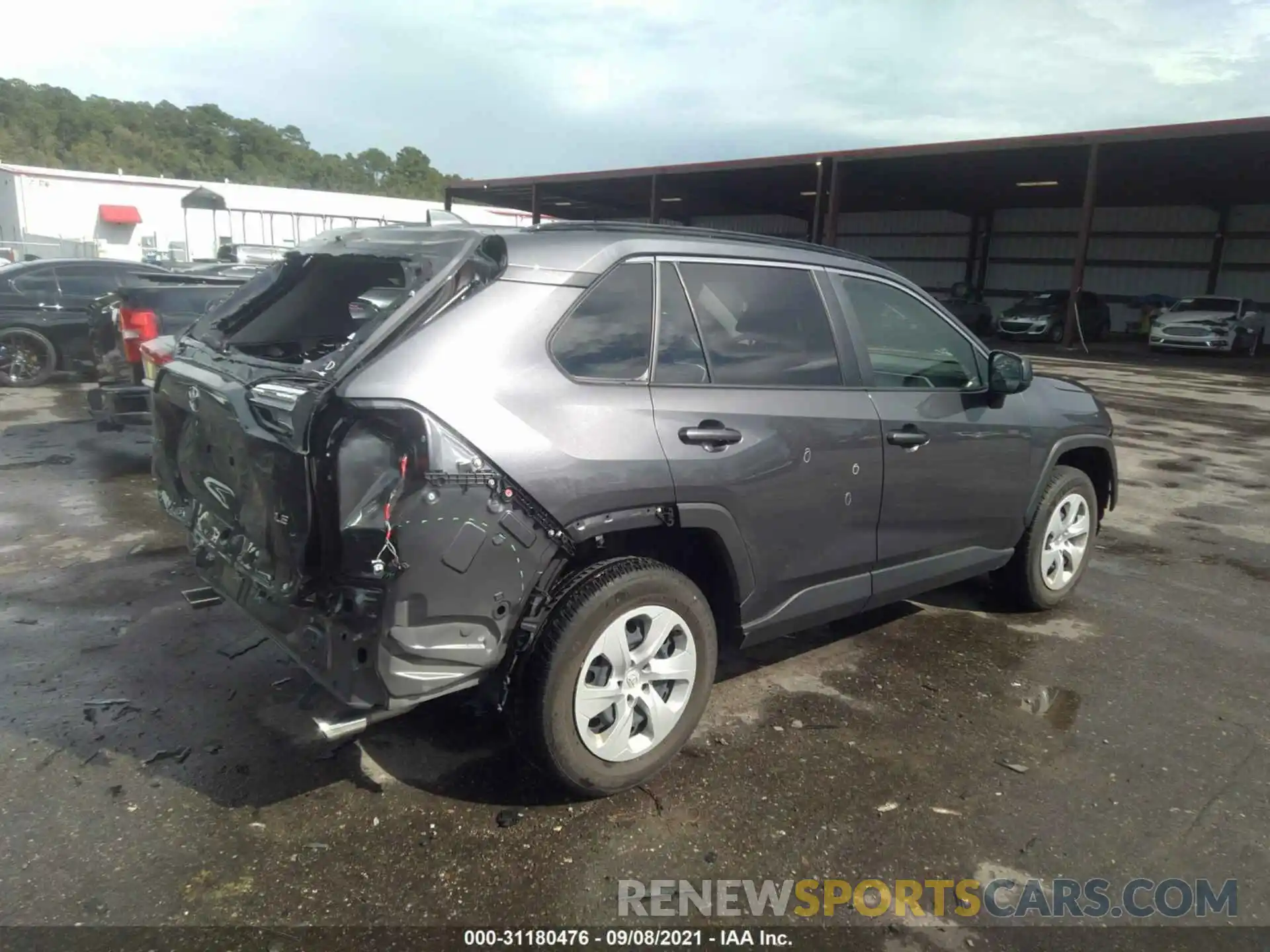 4 Photograph of a damaged car JTMH1RFV7KJ010853 TOYOTA RAV4 2019