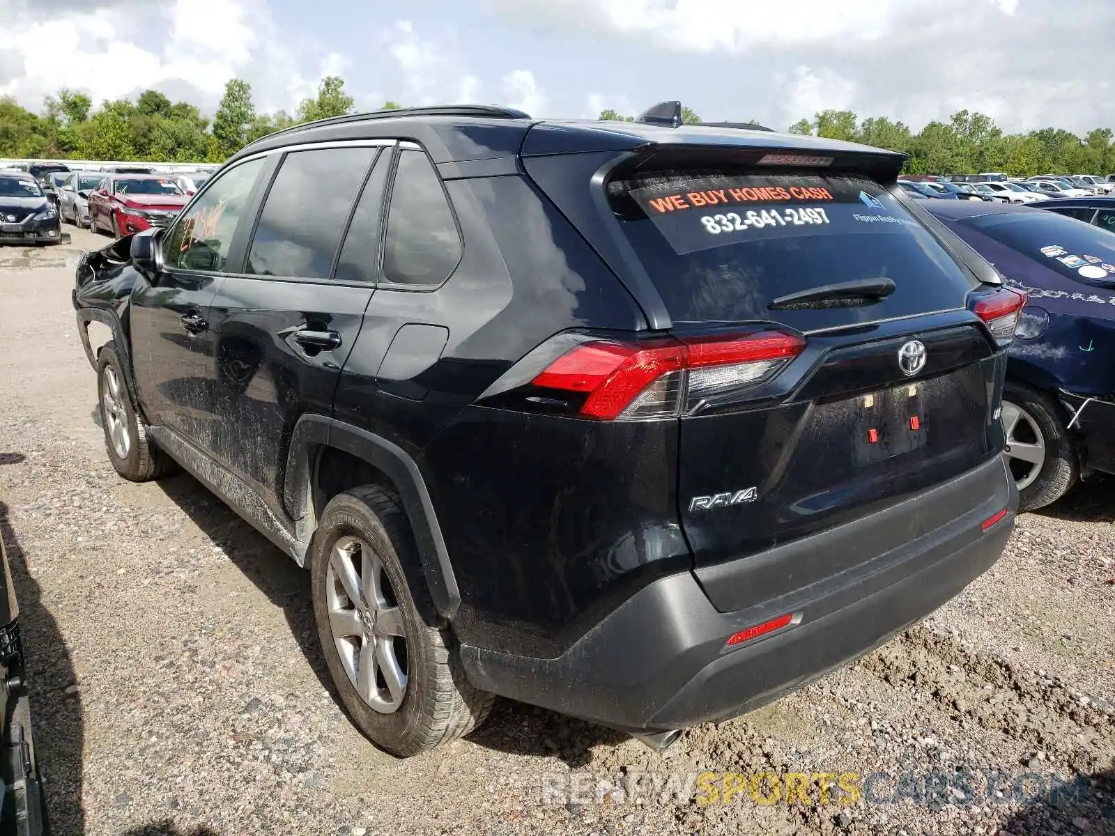 3 Photograph of a damaged car JTMH1RFV8KD033086 TOYOTA RAV4 2019