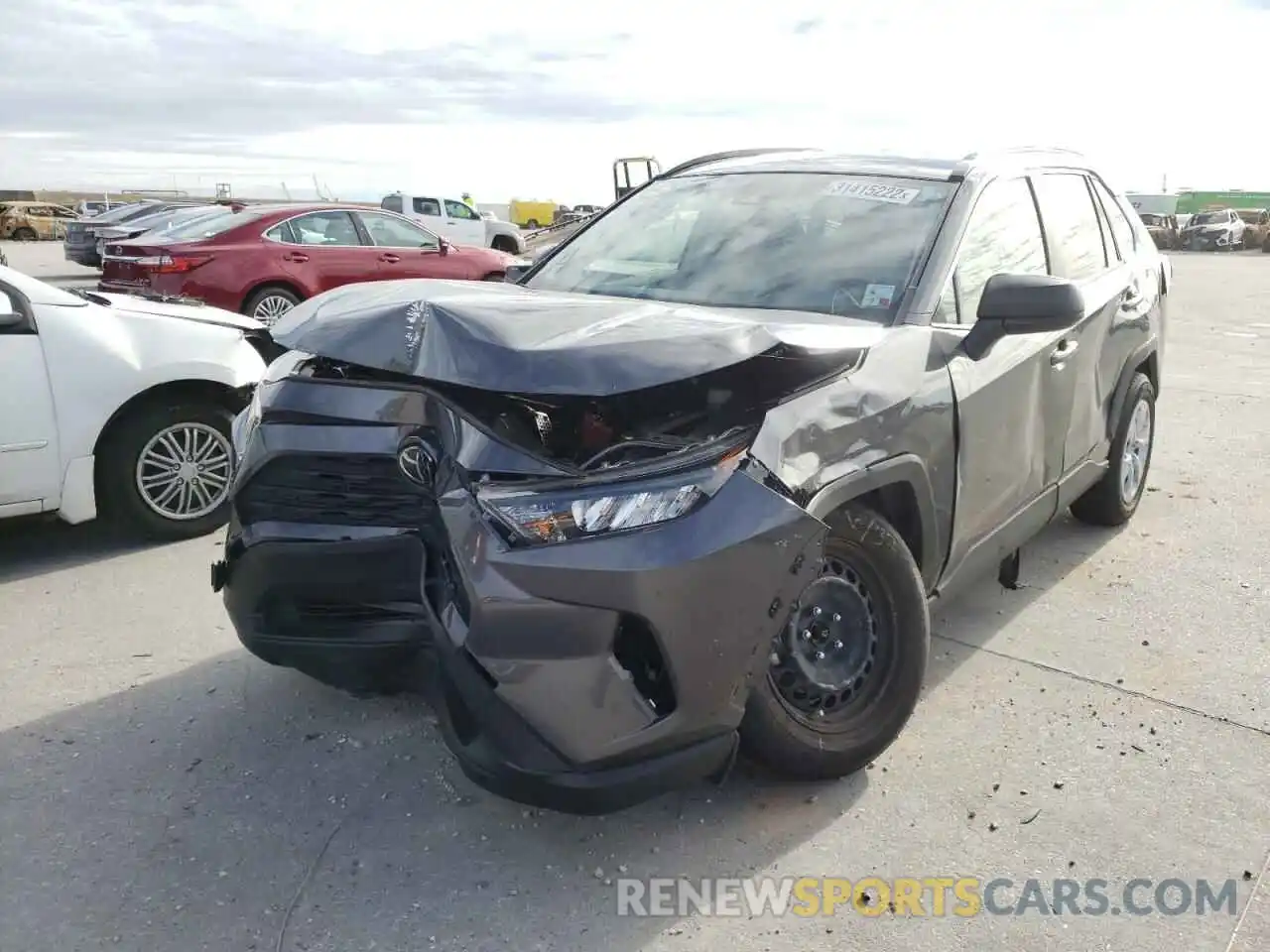 2 Фотография поврежденного автомобиля JTMH1RFV8KD038207 TOYOTA RAV4 2019