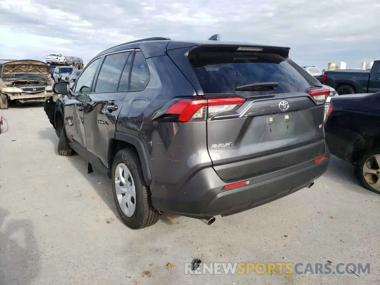 3 Photograph of a damaged car JTMH1RFV8KD038207 TOYOTA RAV4 2019