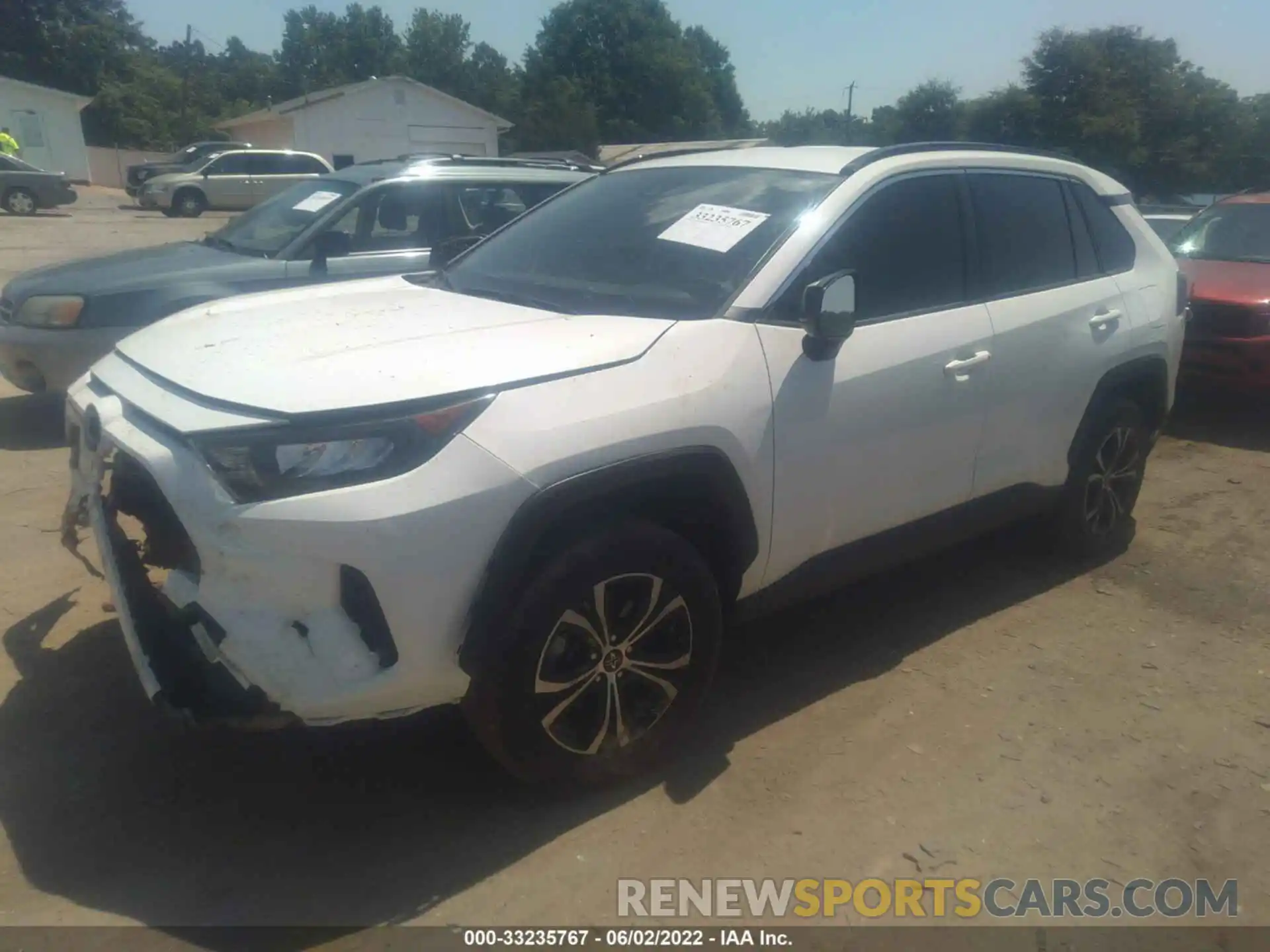 2 Photograph of a damaged car JTMH1RFV8KD041267 TOYOTA RAV4 2019